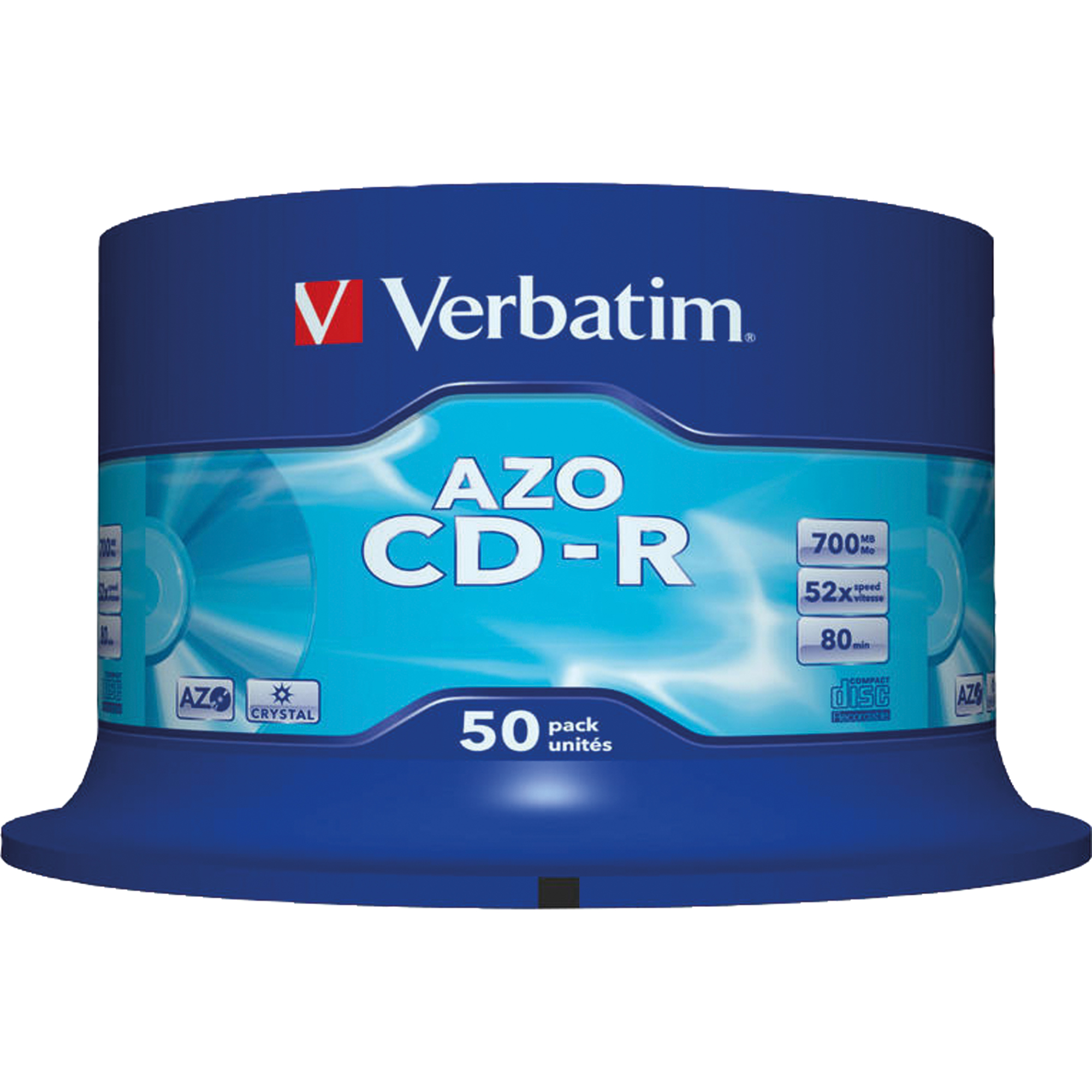 Verbatim CD-R 80min 700Mbyte 52x 50 St./Pack.