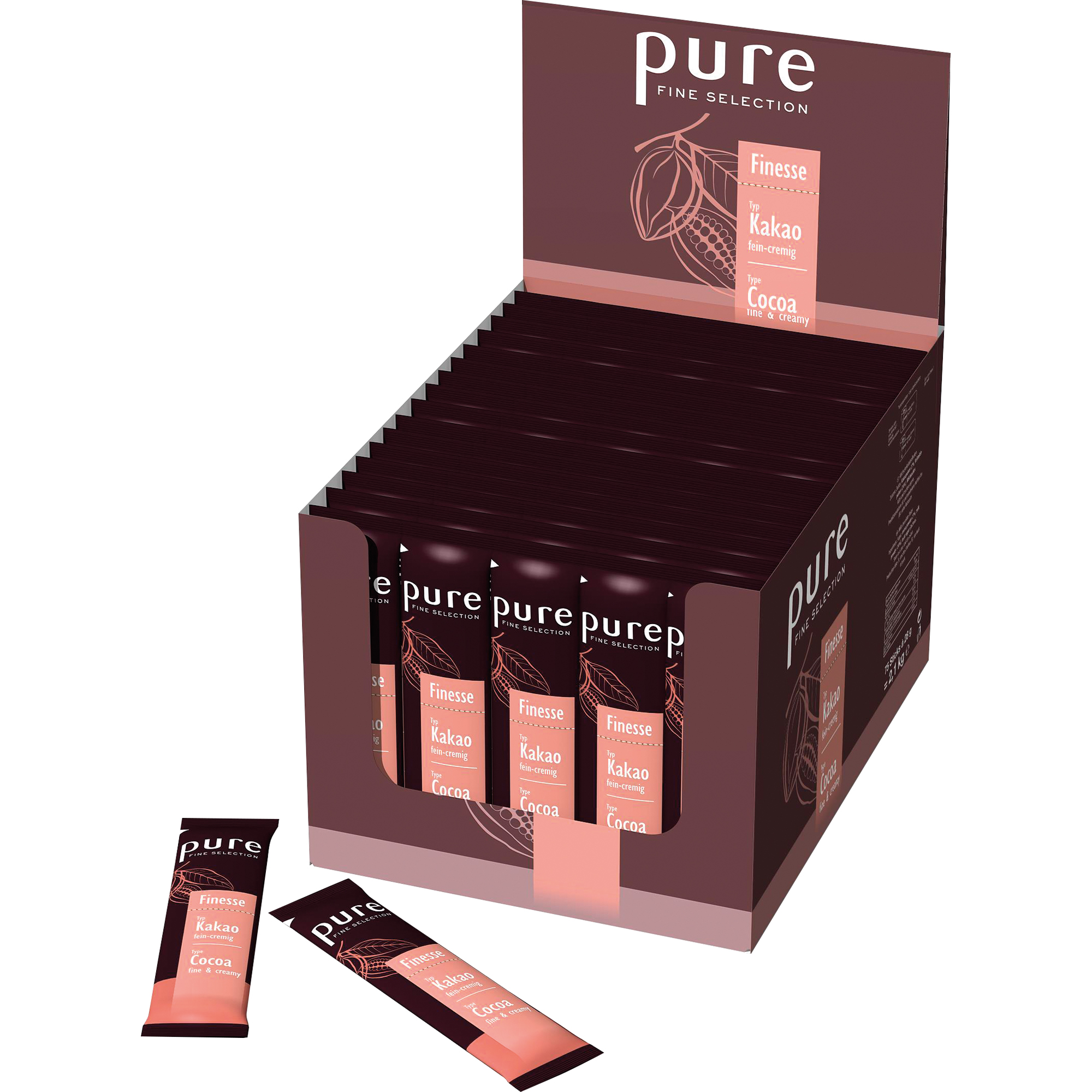 Pure Trinkschokolade Fine Selection Finesse 75 x 25 g/Pack.