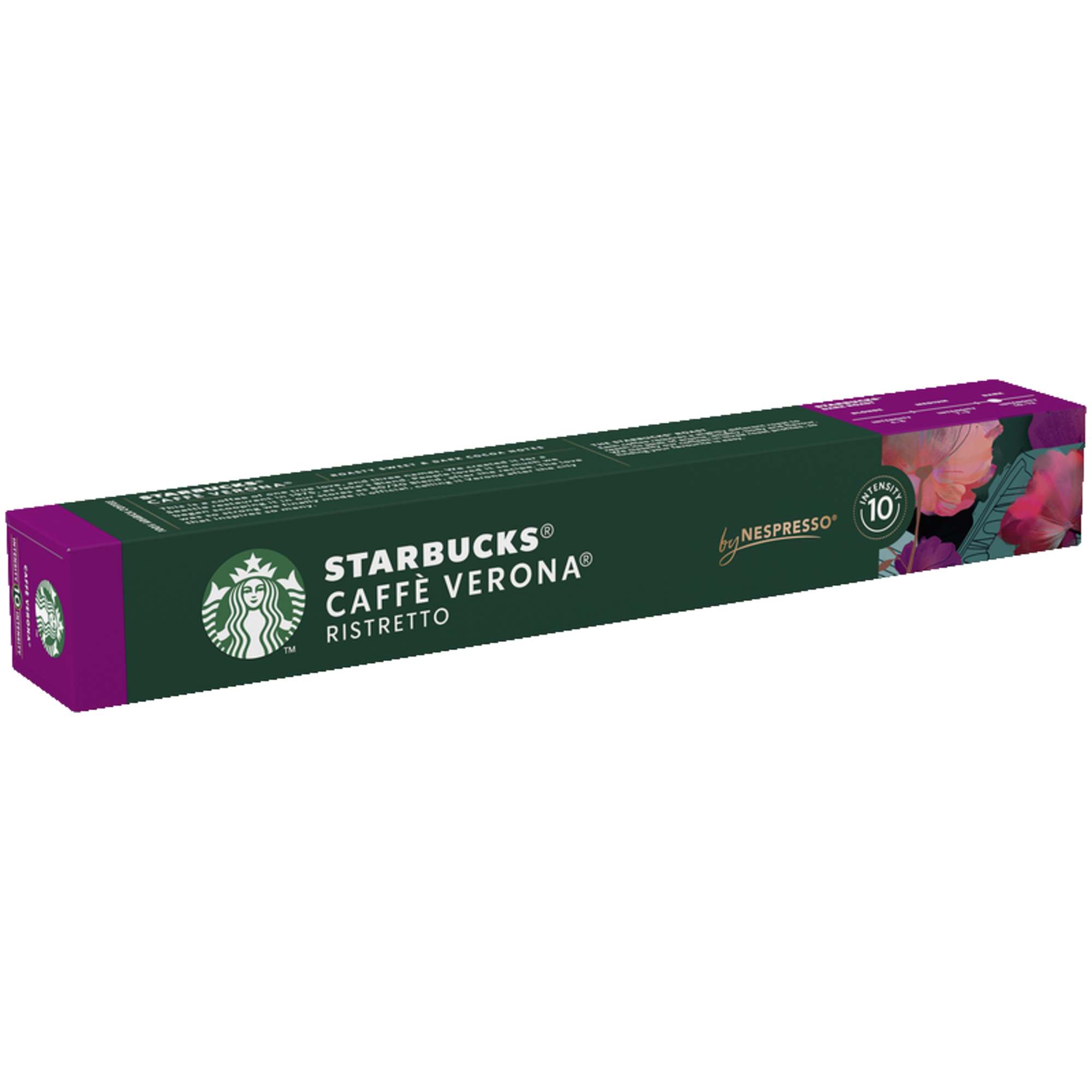 Starbucks Kaffeekapsel Nespresso® Maschine Caffè Verona® Intensität: 10 10 x 5,5 g/Pack.