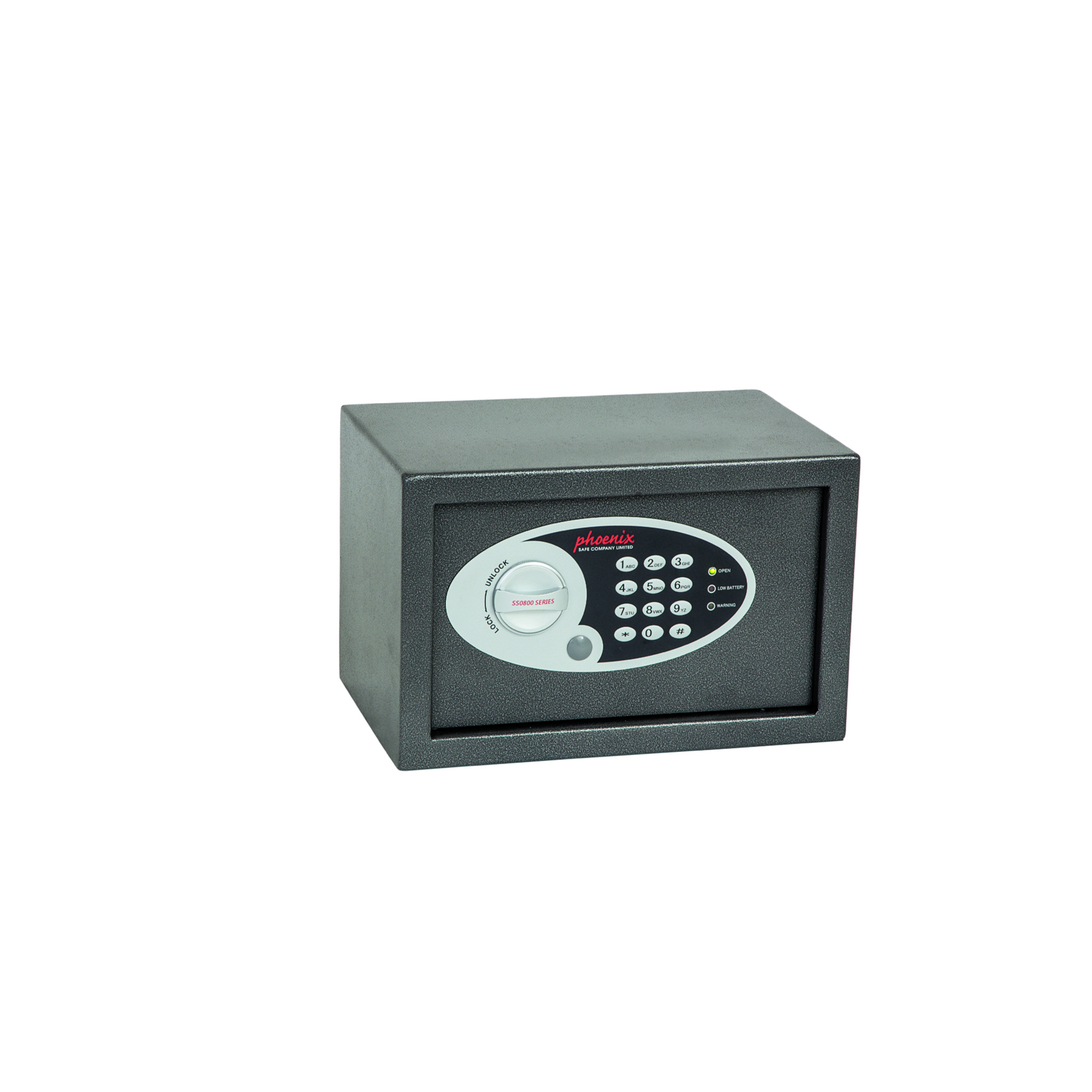 Phoenix Tresor Vela Home & Office 30,5 x 19,5 x 16 cm (B x H x T) Stahl graphitgrau metallic