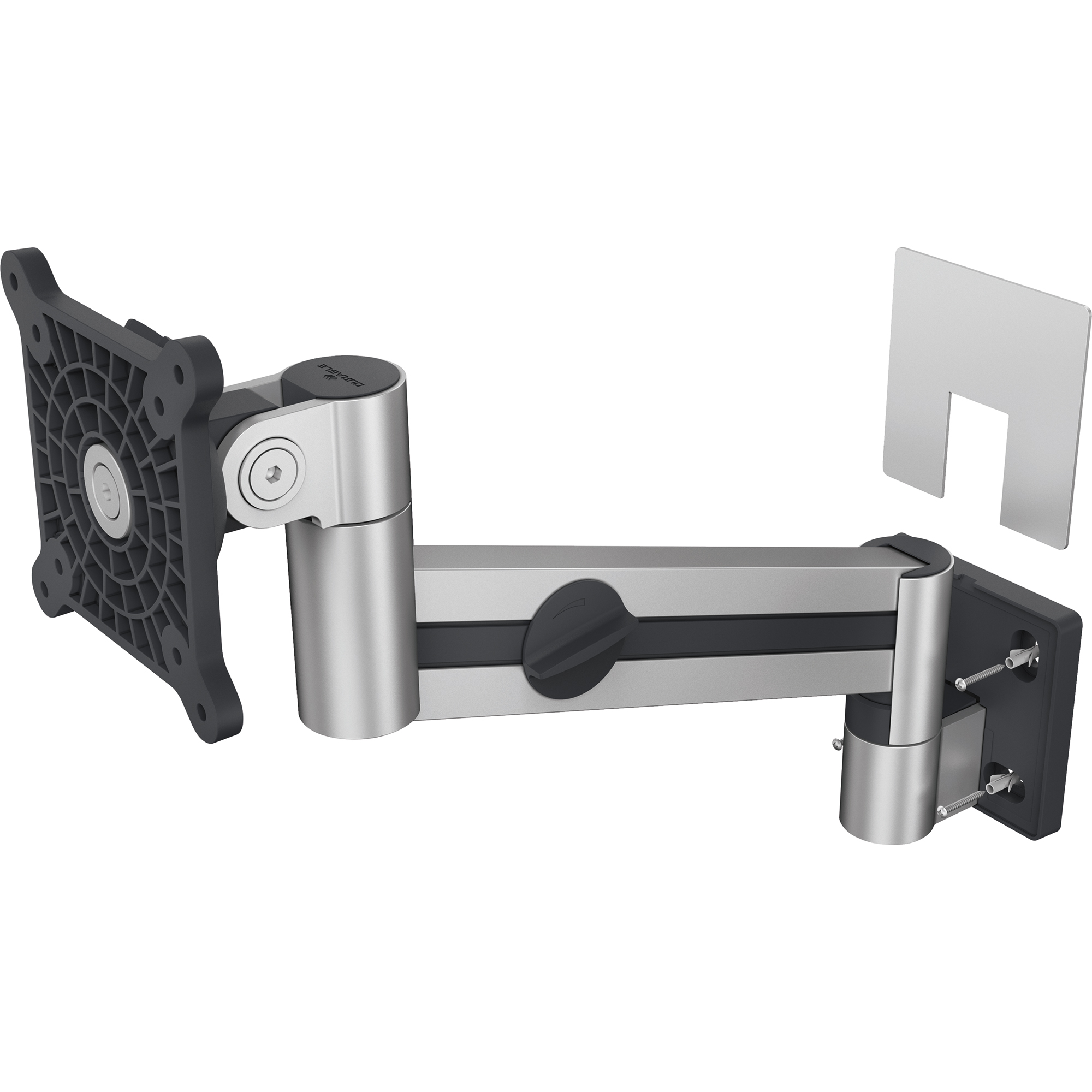 DURABLE Monitorschwenkarm PRO 29 x 35 x 12 cm (B x H x T) 3-8kg Aluminium/Kunststoff silber metallic