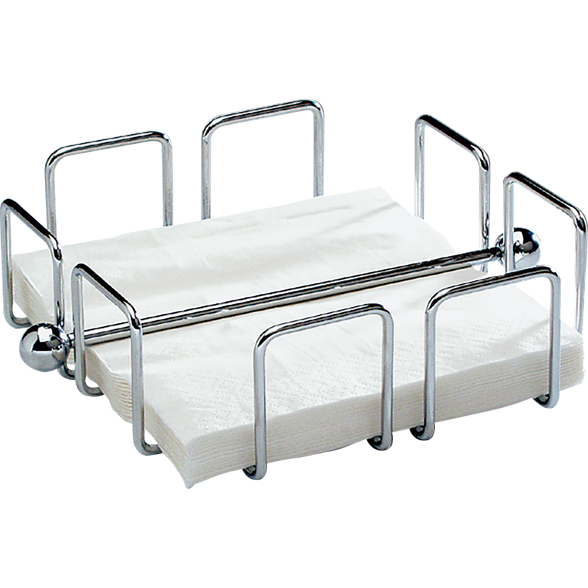 APS Serviettenhalter WIRE 19 x 6,5 x 19 cm (B x H x T) silber