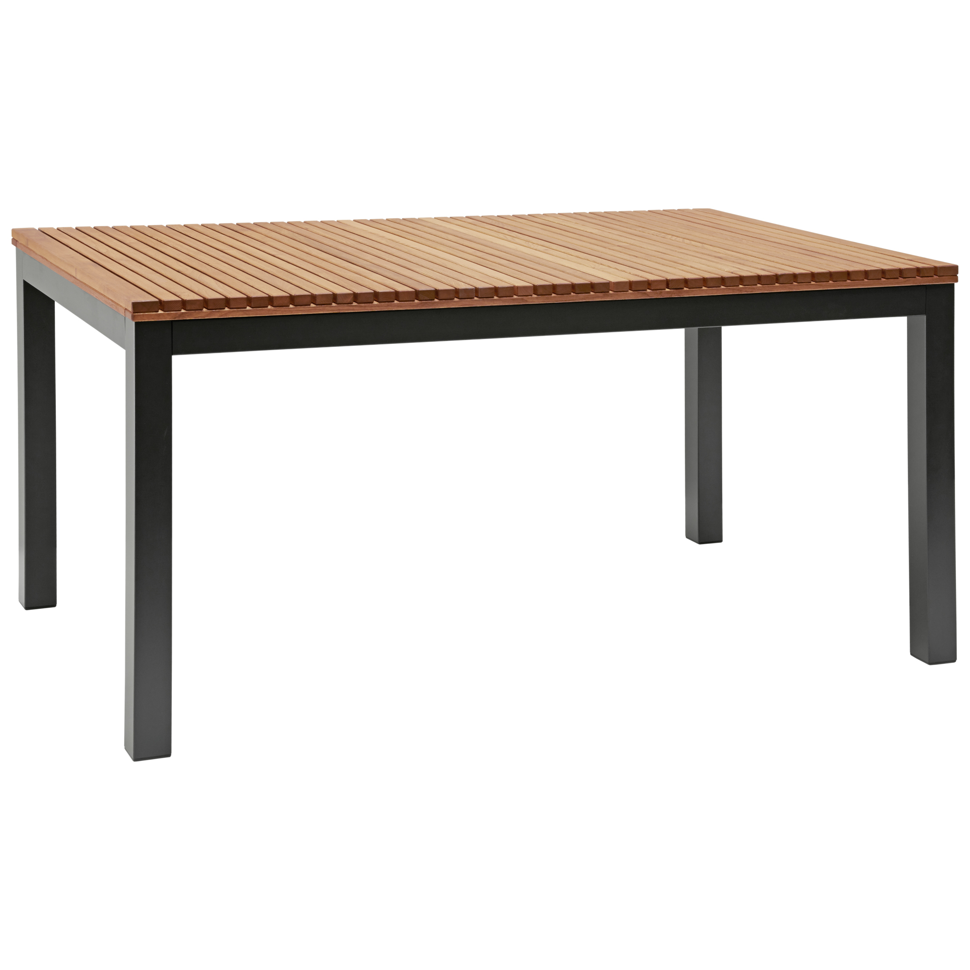memo Gartentisch Berrissimo 150 x 77 x 90 cm (B x H x T) wetterfest Robinie, lasiert
