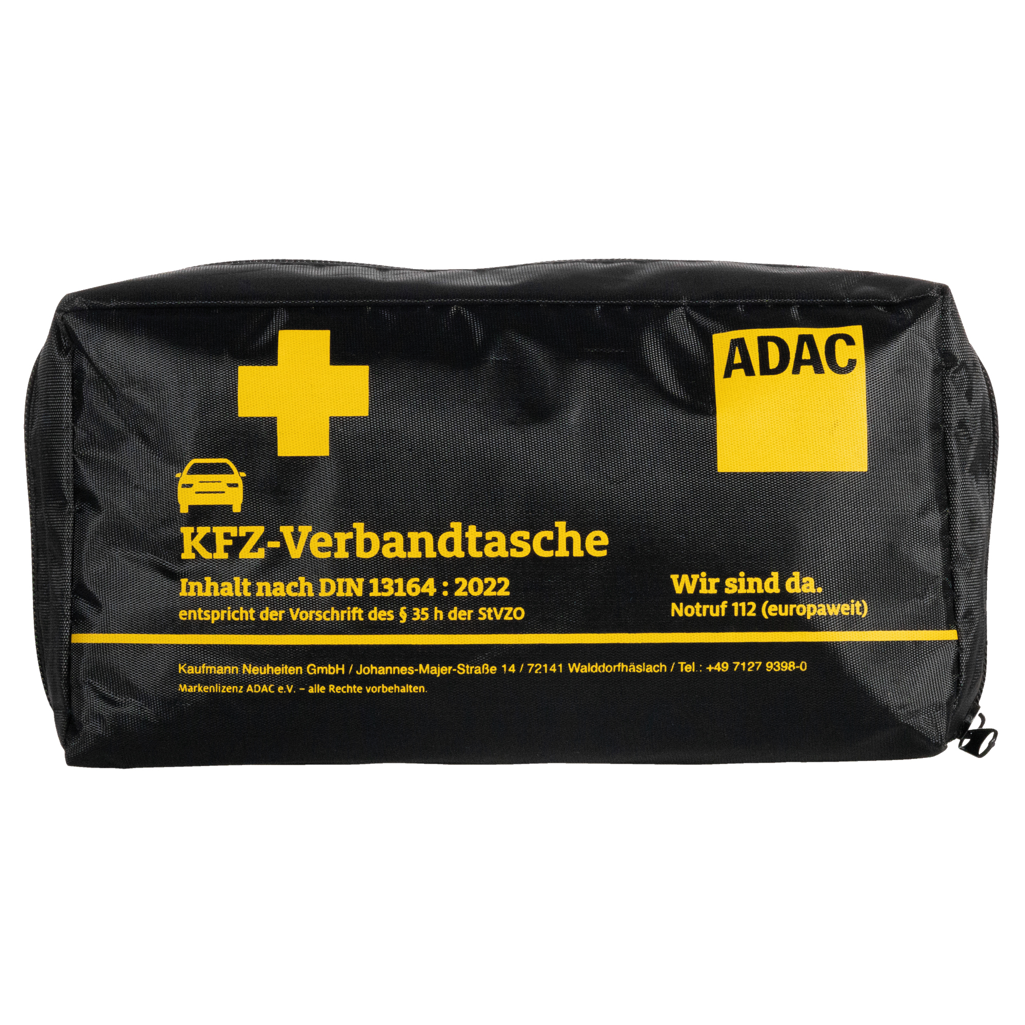 ADAC Verbandkasten Kfz Nylon schwarz DIN 13164
