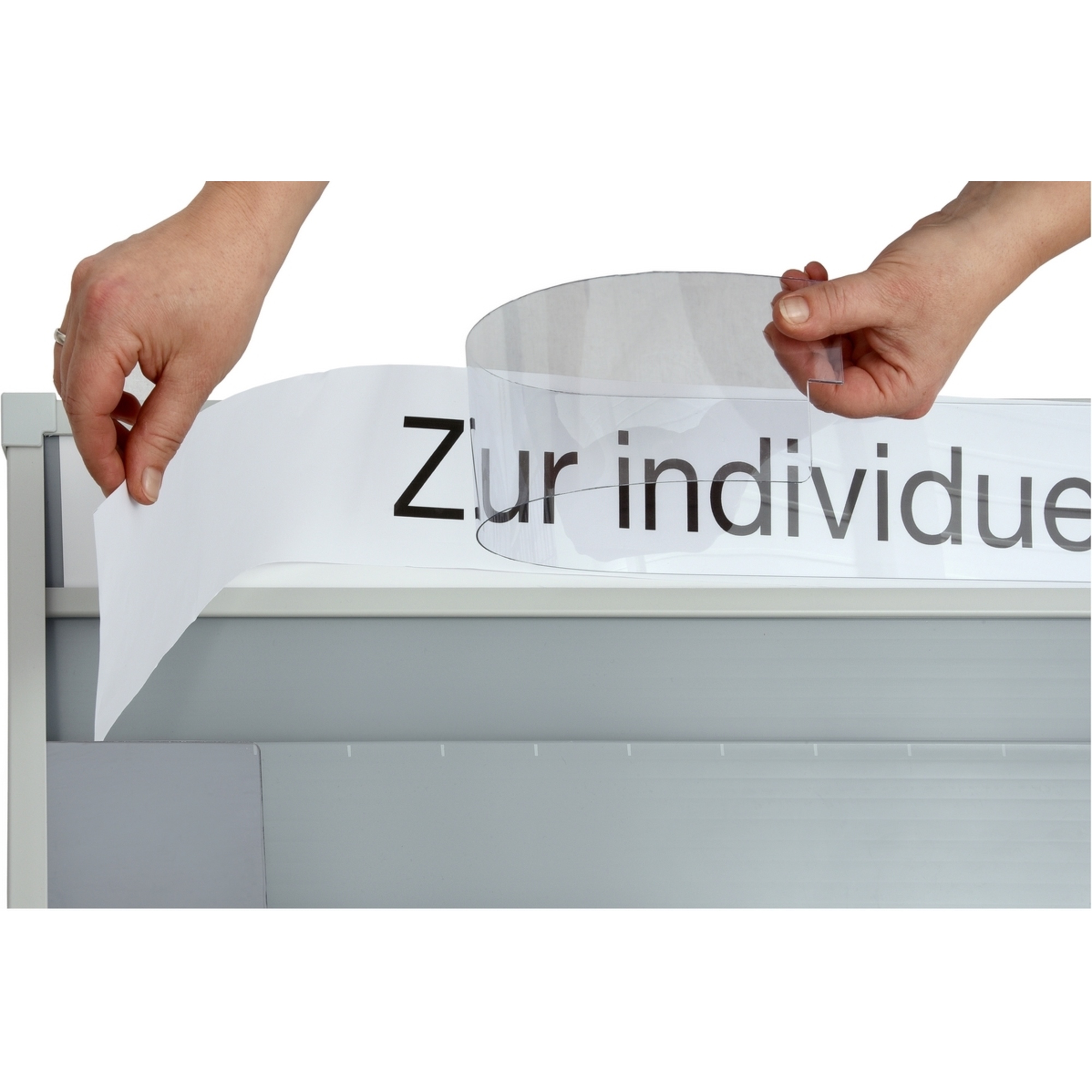 EICHNER Kartentafel 158 x 128,2 x 7,8 cm (B x H x T) DIN A4 50 Fächer Kunststoff weiß