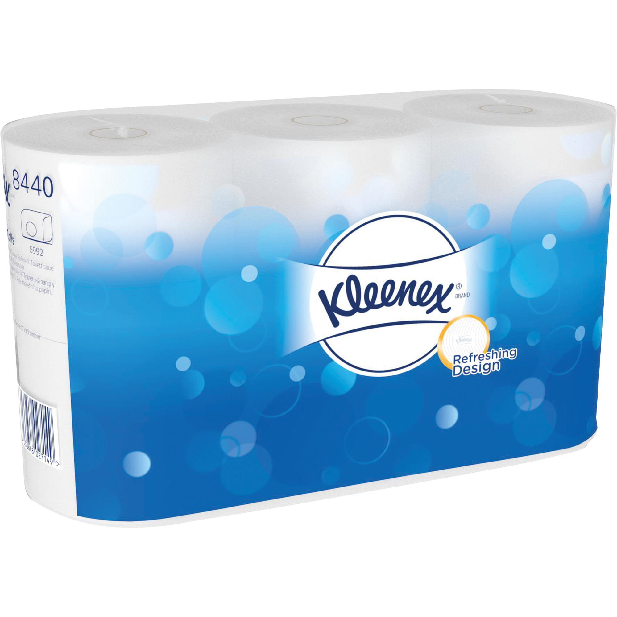 Kleenex® Toilettenpapier 3-lagig weiß 350 Bl./Rl. 6 Rl./Pack.