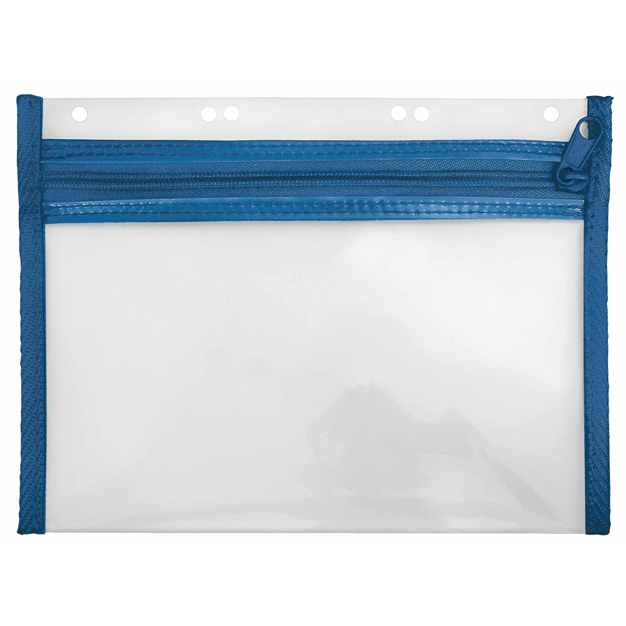 Veloflex Reißverschlusstasche VELOBAG® XXS Eurolochung Polypropylen blau