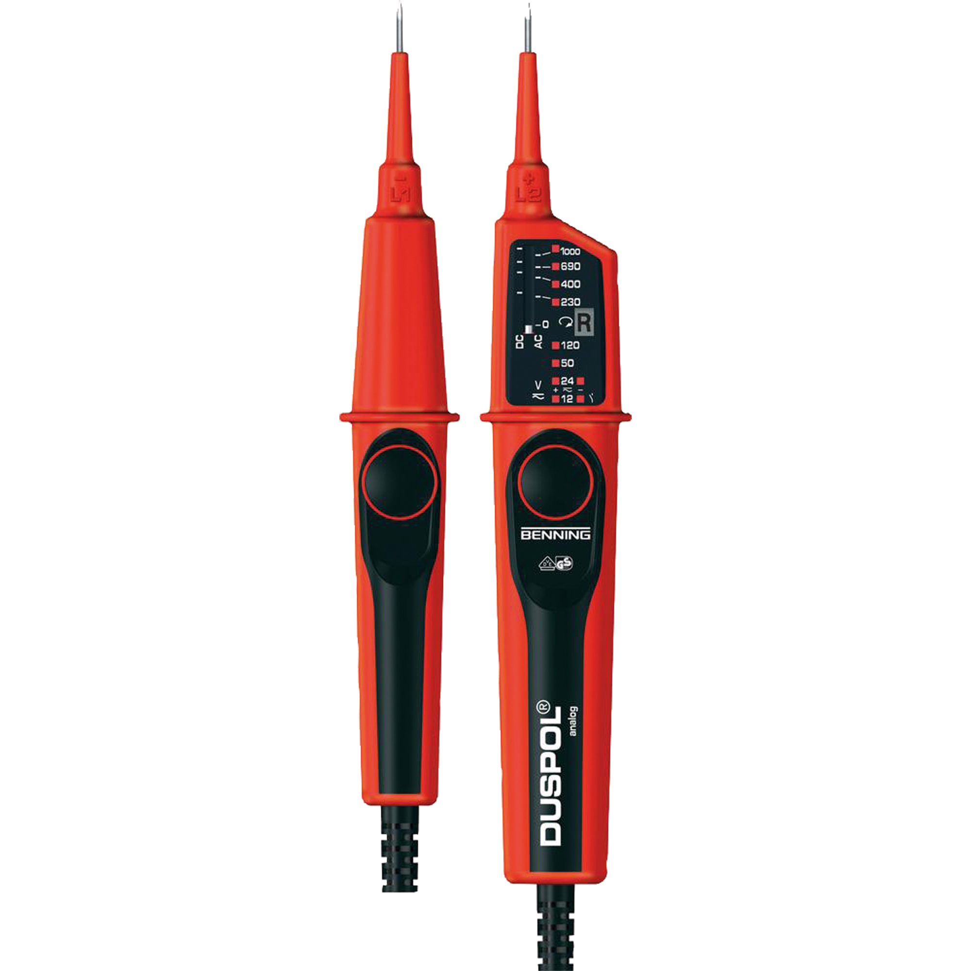 BENNING Spannungsprüfer DUSPOL analog min. Spannungsmessbereich: 12V max. Spannungsmessbereich: 1.000V IP65