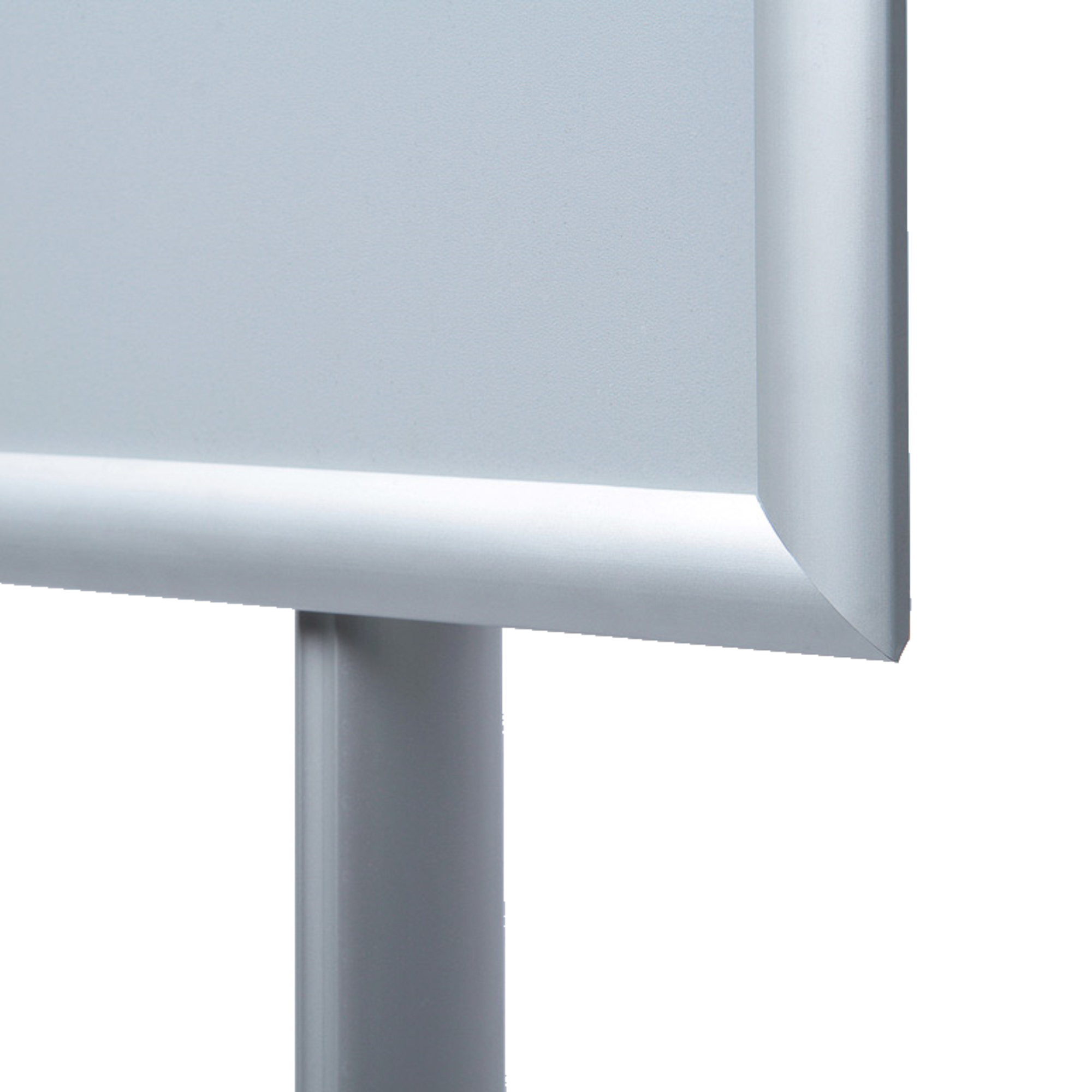 Showdown® Displays Infodisplay Design Standard 33 x 146,5 x 33 cm (B x H x T) DIN A3 silber