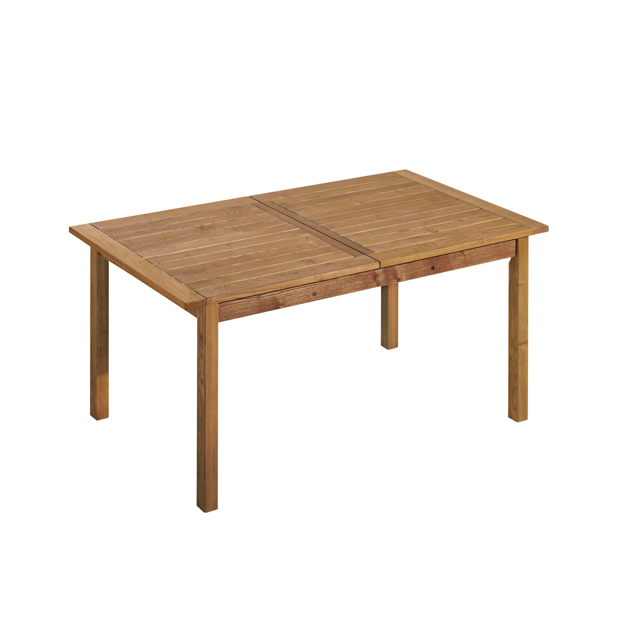 memo Gartentisch Manja 170/220 x 75 x 90 cm (B x H x T) wetterfest Robinie, lasiert natur