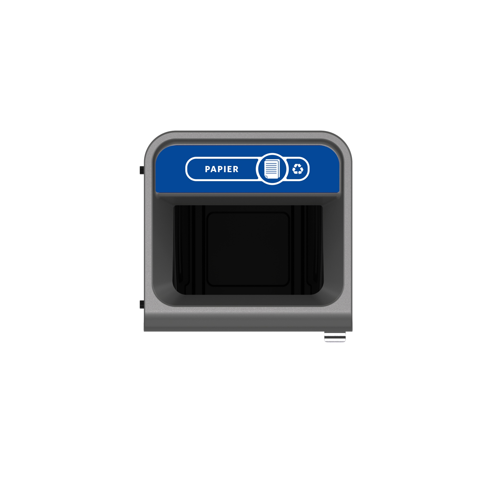 Rubbermaid Abfallsammelsystem 49,5 x 97,5 x 48,9 cm (B x H x T) 87l 1 Sortierfach Stahl, verzinkt