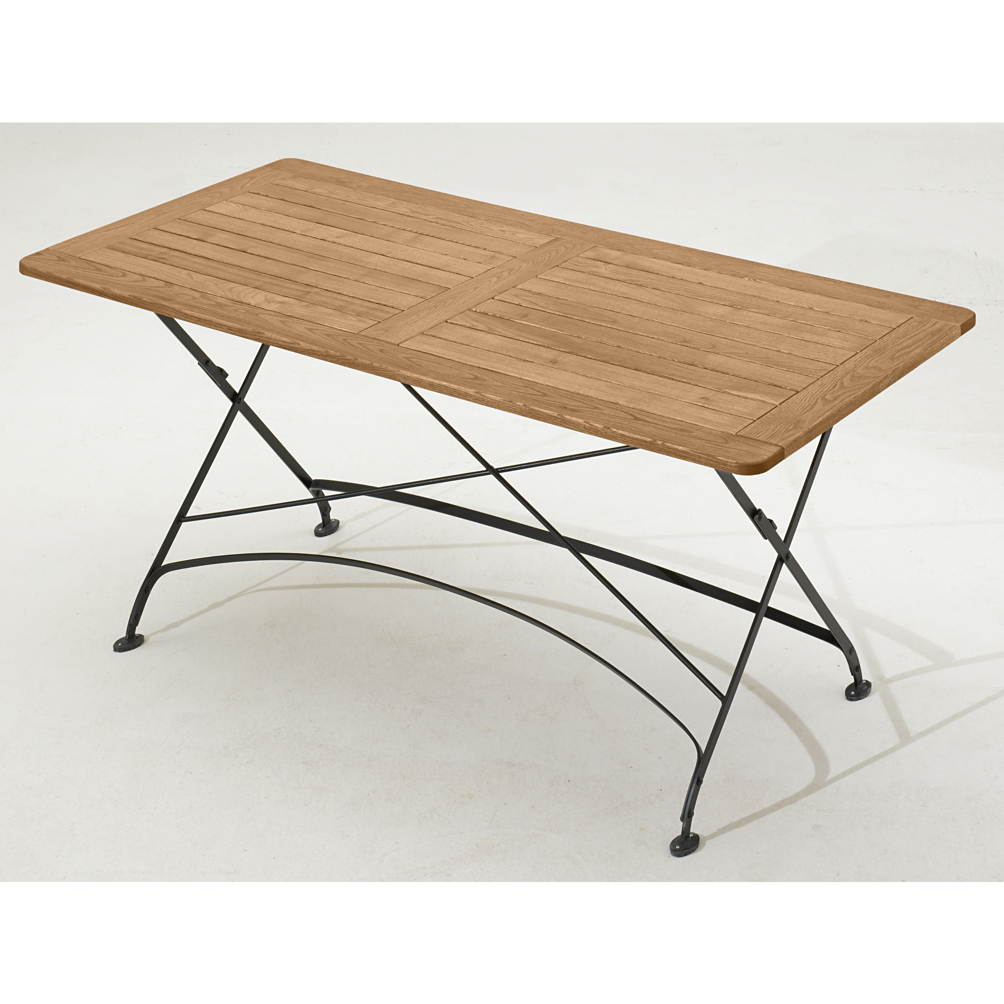 memo Gartentisch Maja 160 x 73 x 80 cm (B x H x T) wetterfest Robinie, lasiert