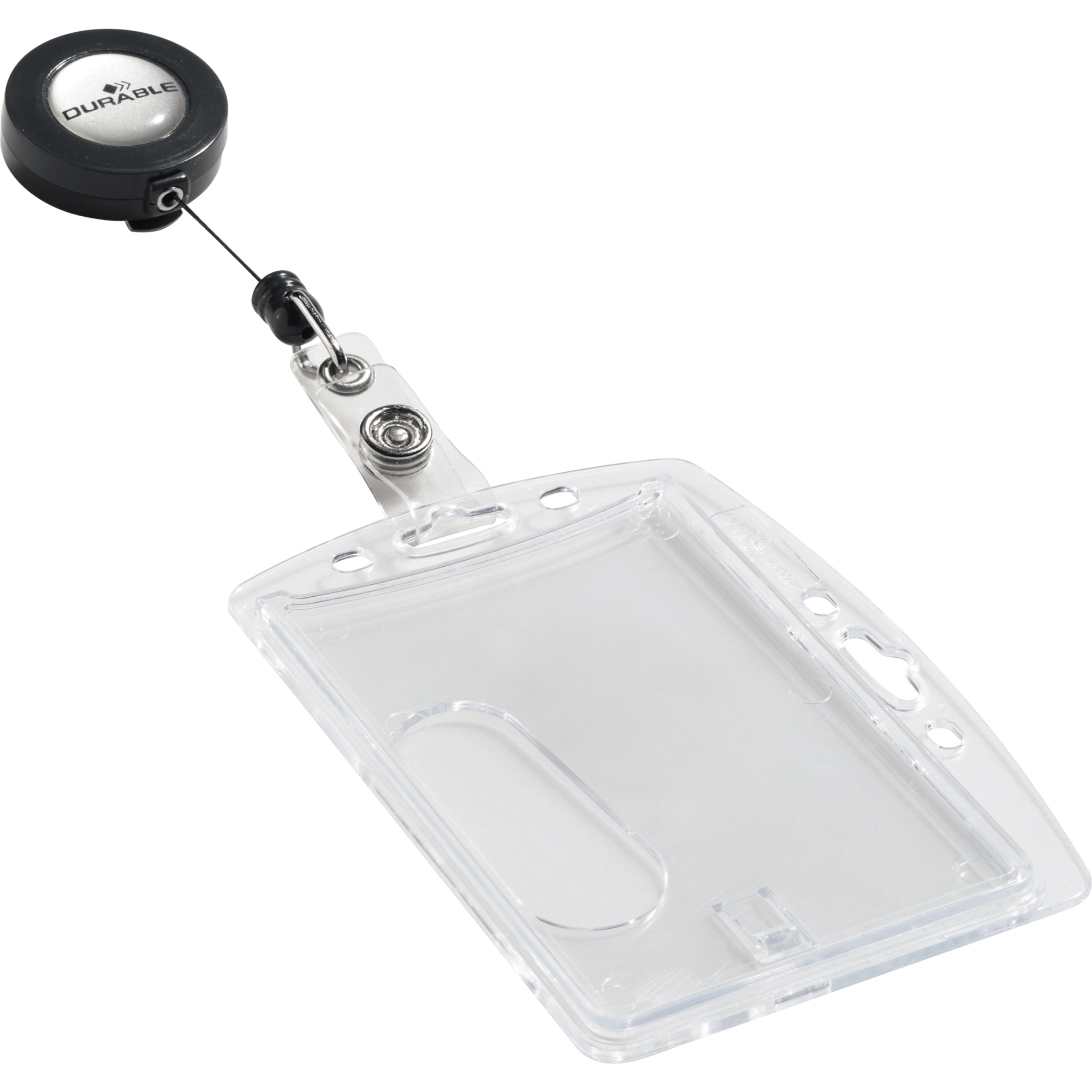 DURABLE Ausweishalter 87 x 54 mm (B x H) Polystyrol transparent 10 St./Pack.