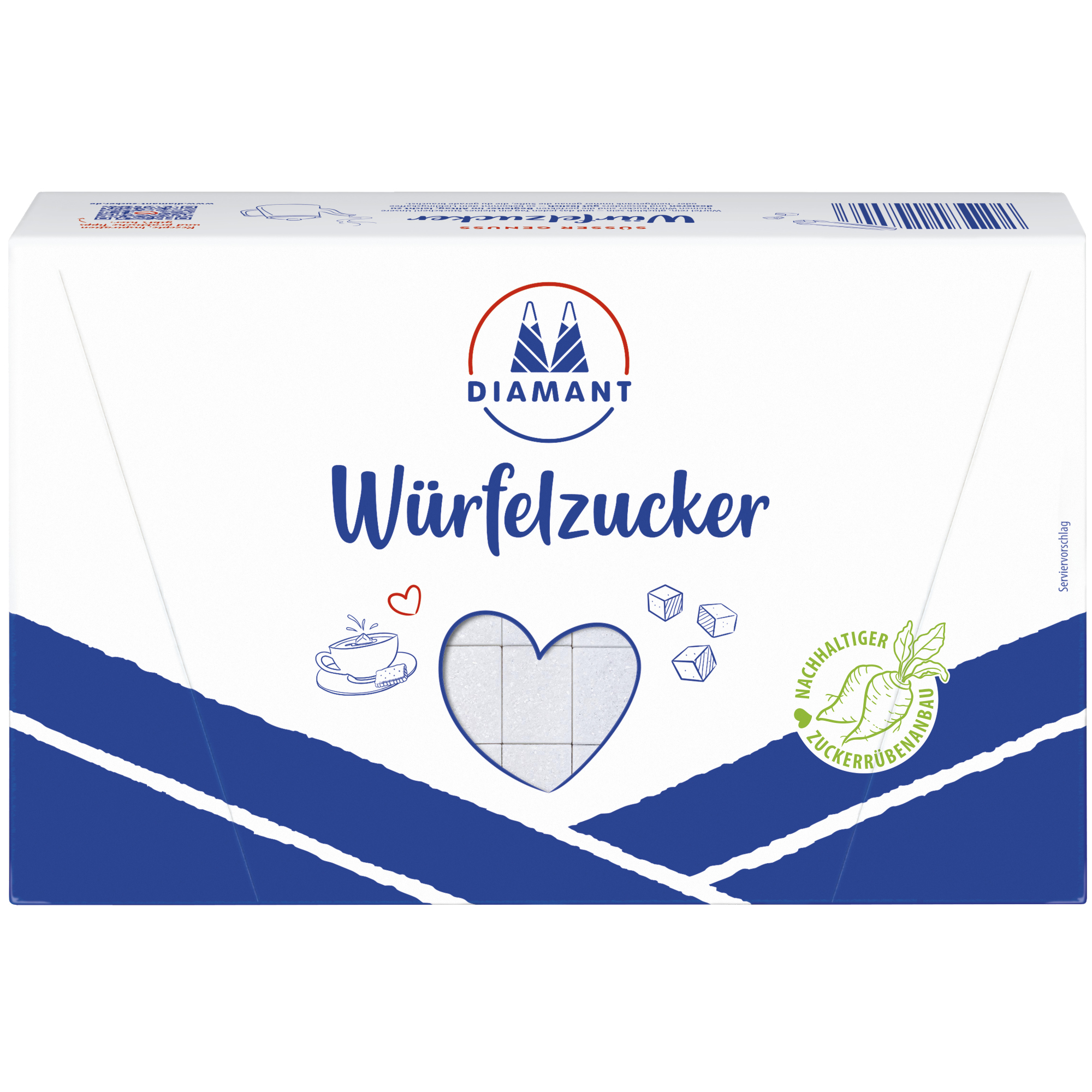 DIAMANT Würfelzucker Karton 1.000 g/PAck.