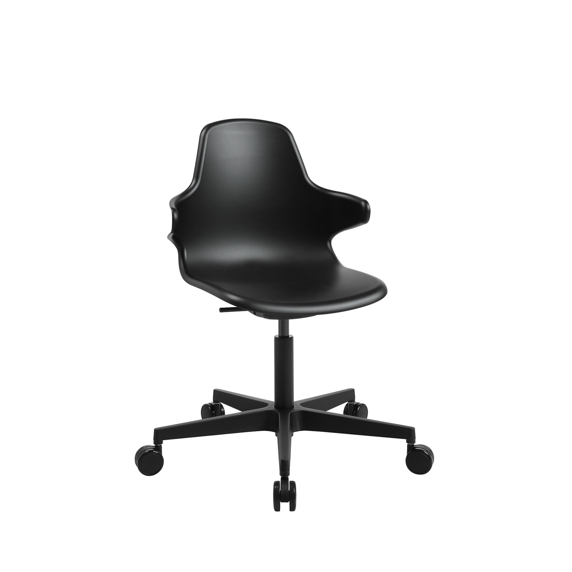 TOPSTAR Bürodrehstuhl Sitness Life 20 44-57cm Rolle hart gebremst (für Teppichboden) optionales Zubehör: Rolle weich gebremst (für Hartboden) 6990 Polyamid schwarz