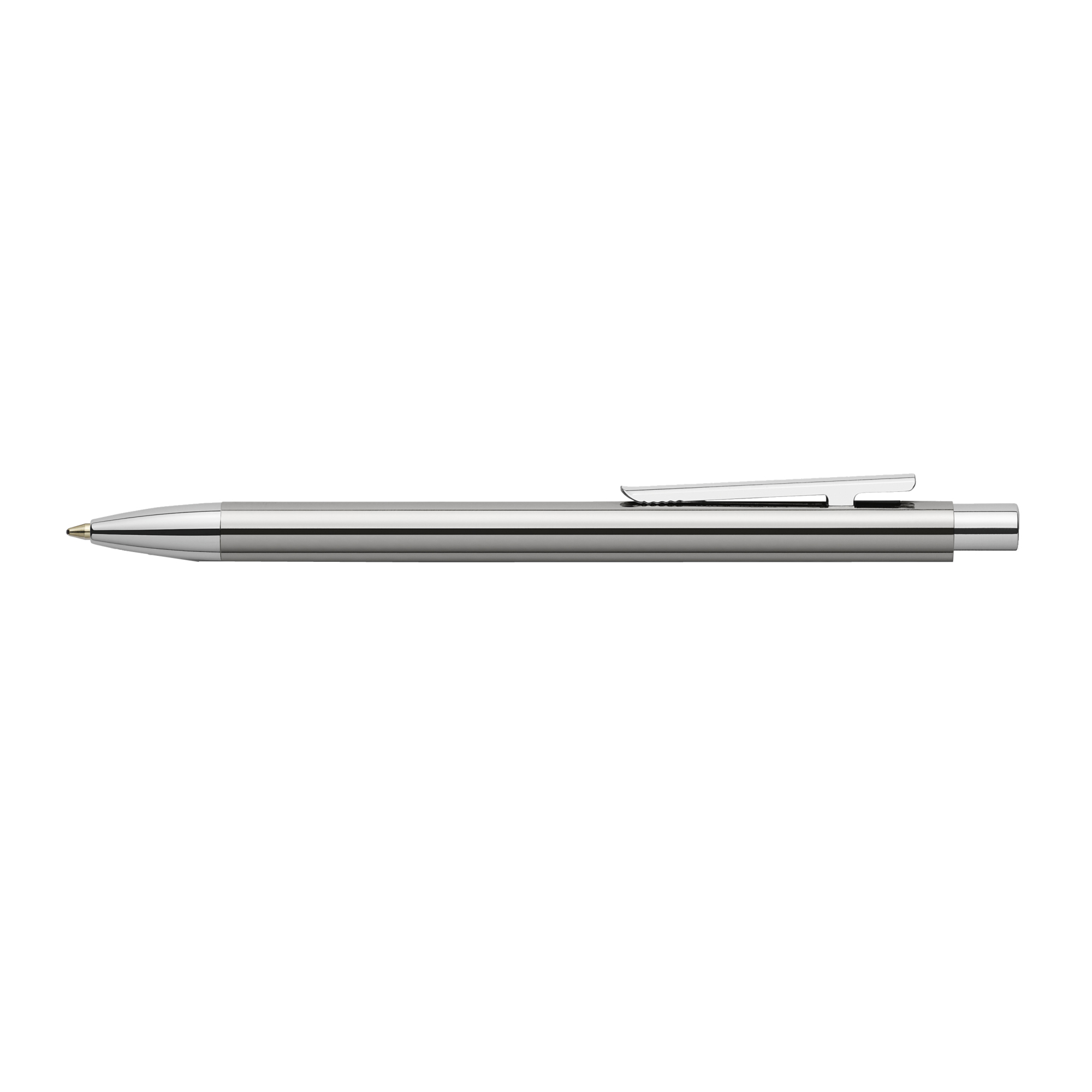 Faber-Castell Kugelschreiber Neo Slim 0,4mm schwarz dokumentenecht Schaftfarbe: edelstahl