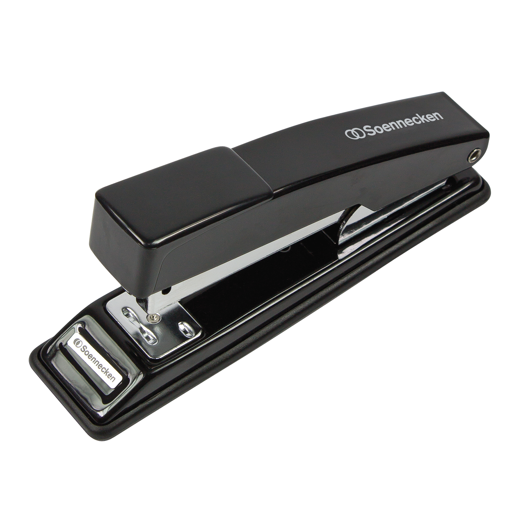 Soennecken Heftgerät 24/6, 26/6 fest/lösbar/nageln 15 Bl. (80 g/m²) Metall schwarz