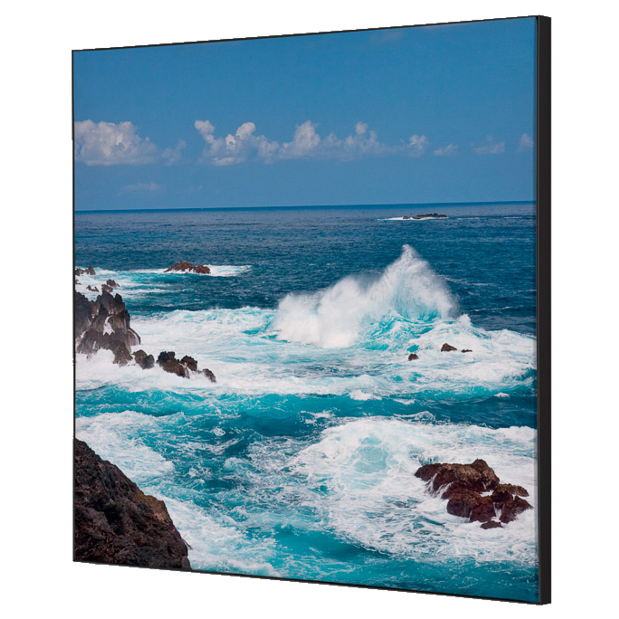 Showdown® Displays Dekobild Meereswellen 40 x 40 cm (B x H) Holz