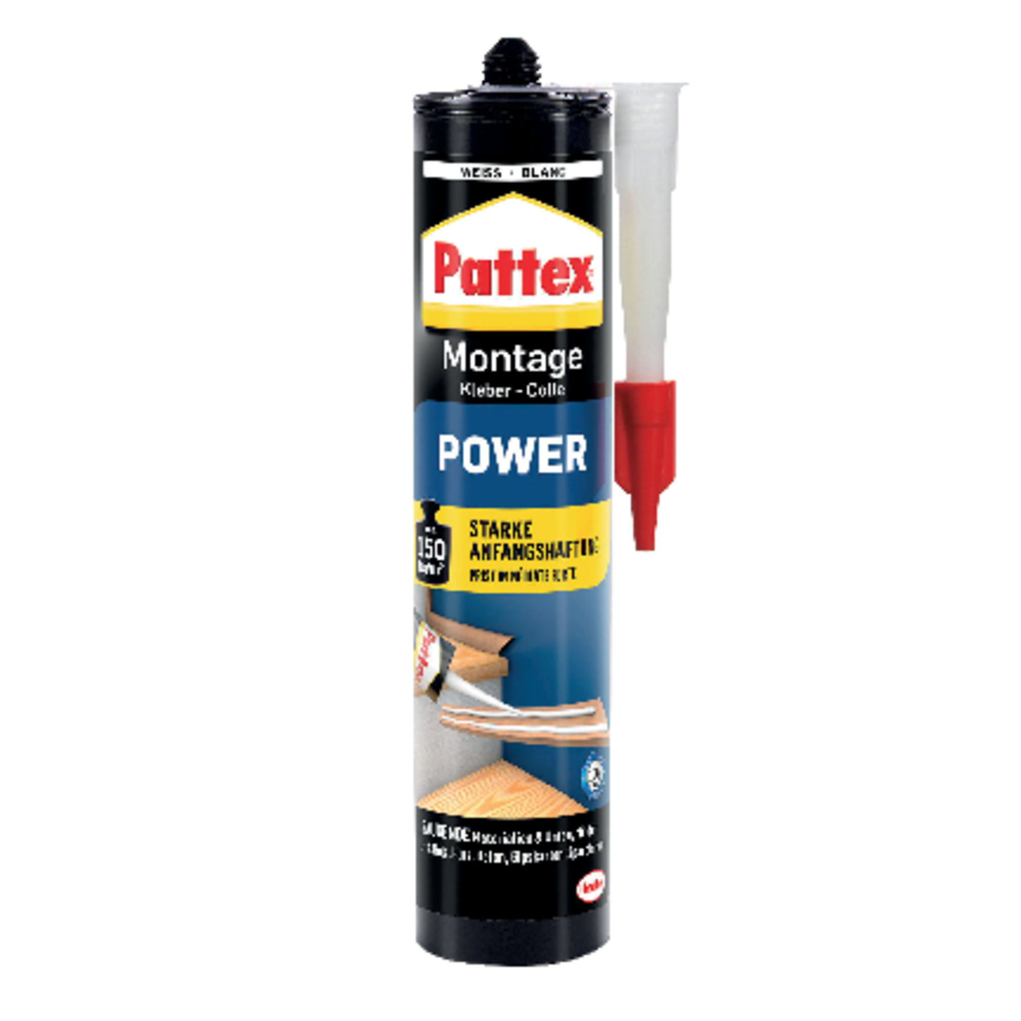 Haftkleber Montage Power Innenbereich, Außenbereich stark haftend ohne Lösungsmittel 370g