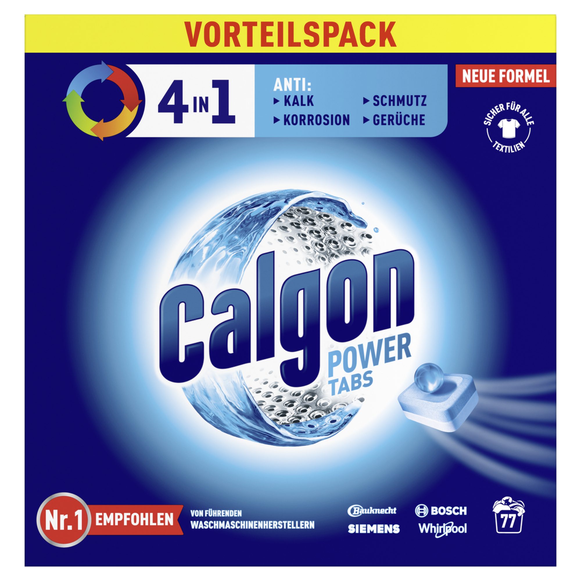 Calgon Waschmaschinenreiniger 4in1 77 St./Pack.