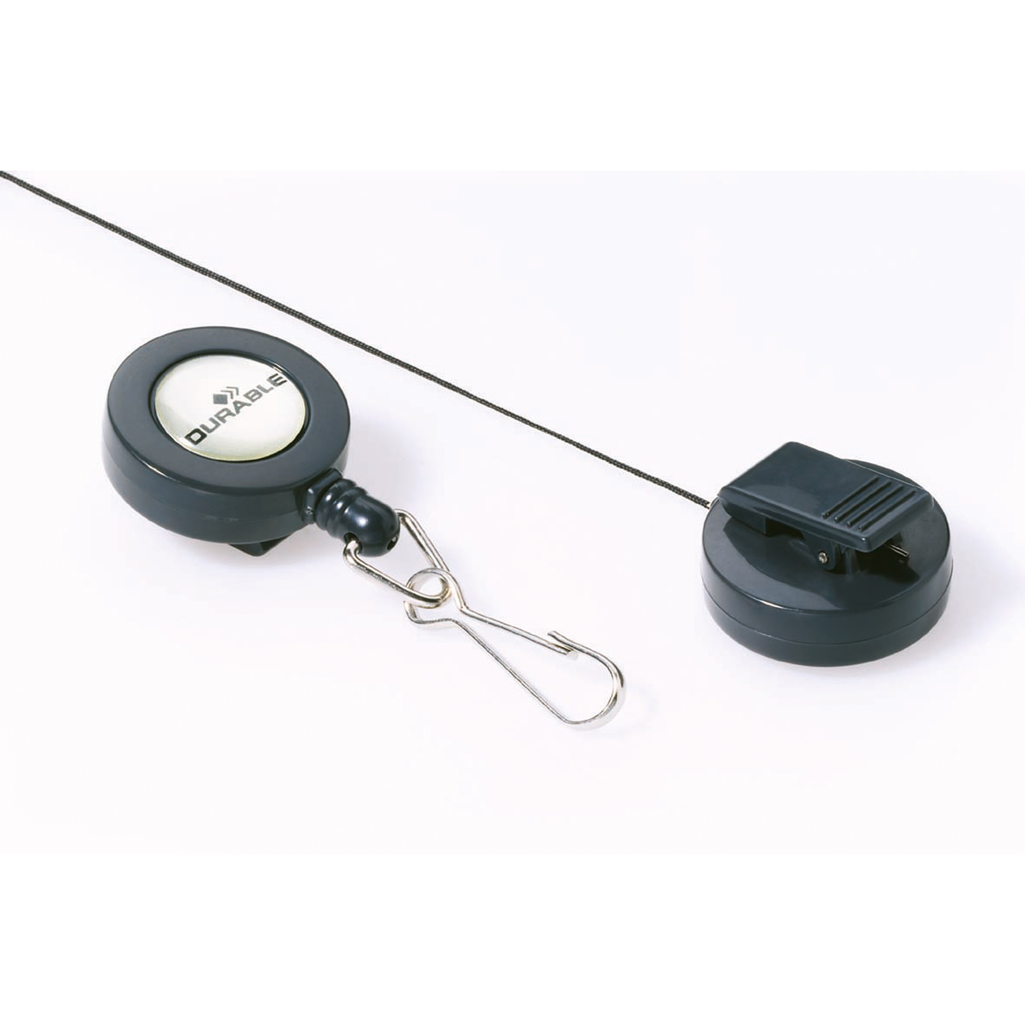 DURABLE Jojo für Ausweishalter 0,8m Kunststoff/Metall anthrazit 10 St./Pack.