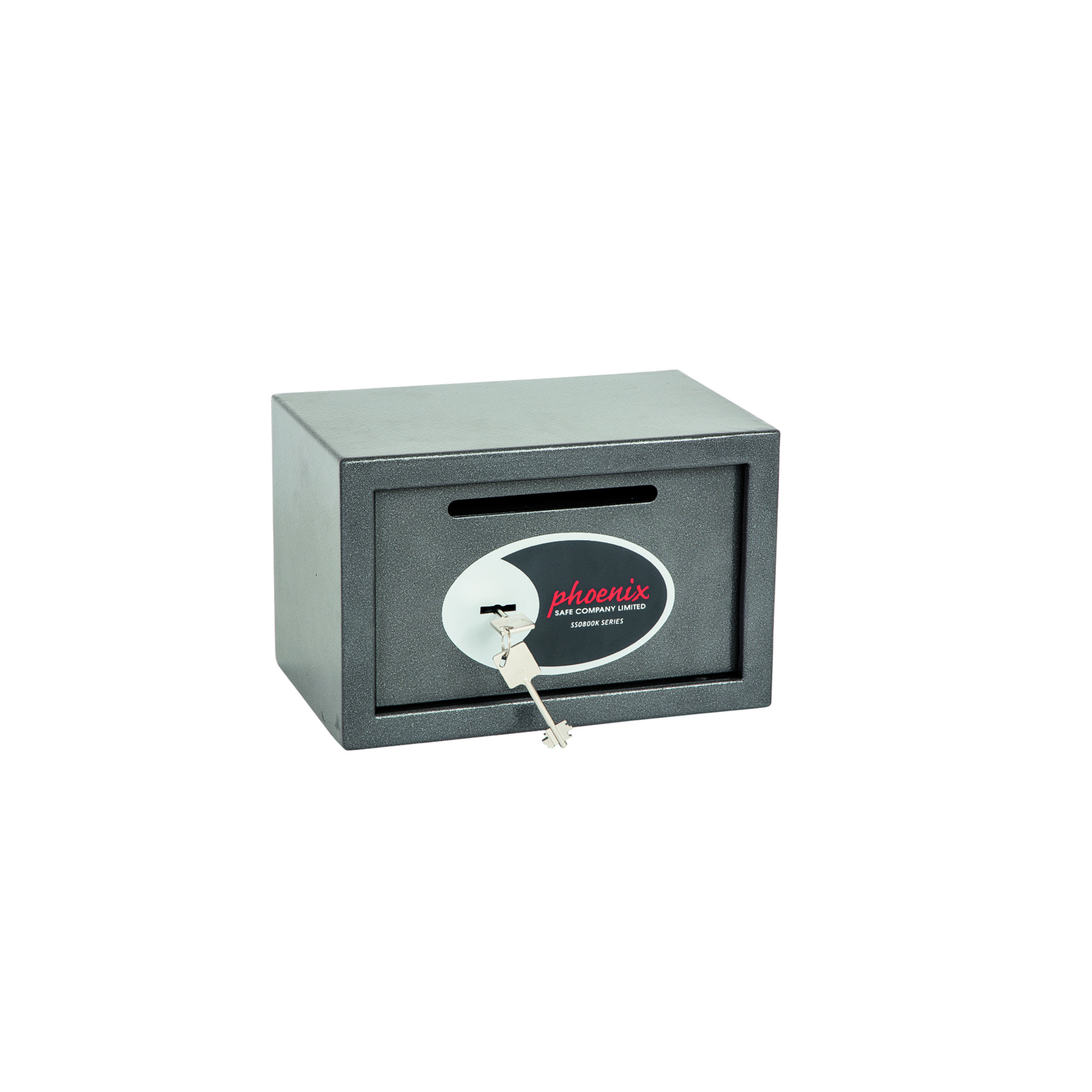 Phoenix Tresor Vela Deposit Home & Office 30,5 x 19,5 x 16 cm (B x H x T) Stahl graphit metallic
