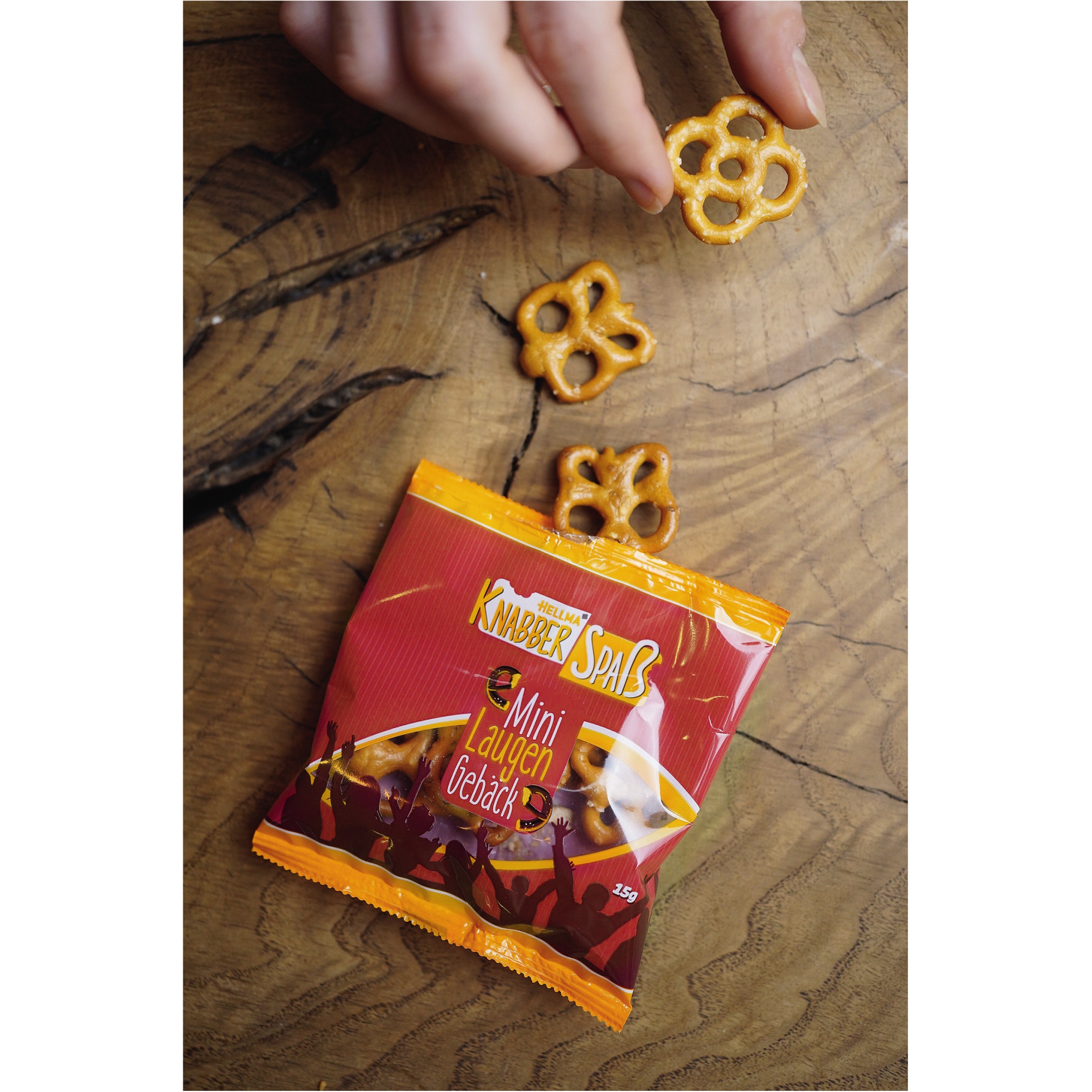 Gebäck Mini Laugengebäck 70 x 15 g/Pack.