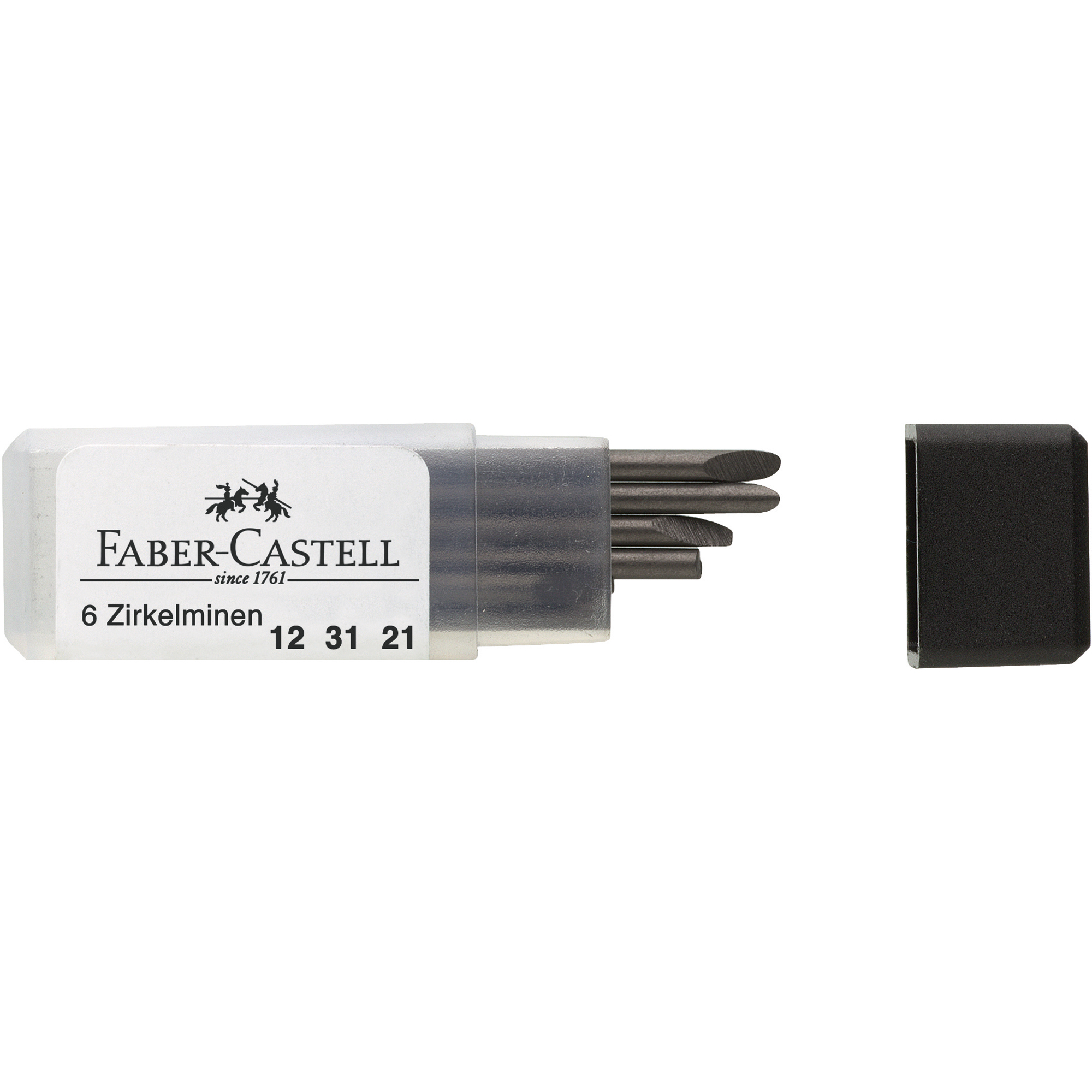Faber-Castell Zirkelmine H 2mm 6 St./Pack.