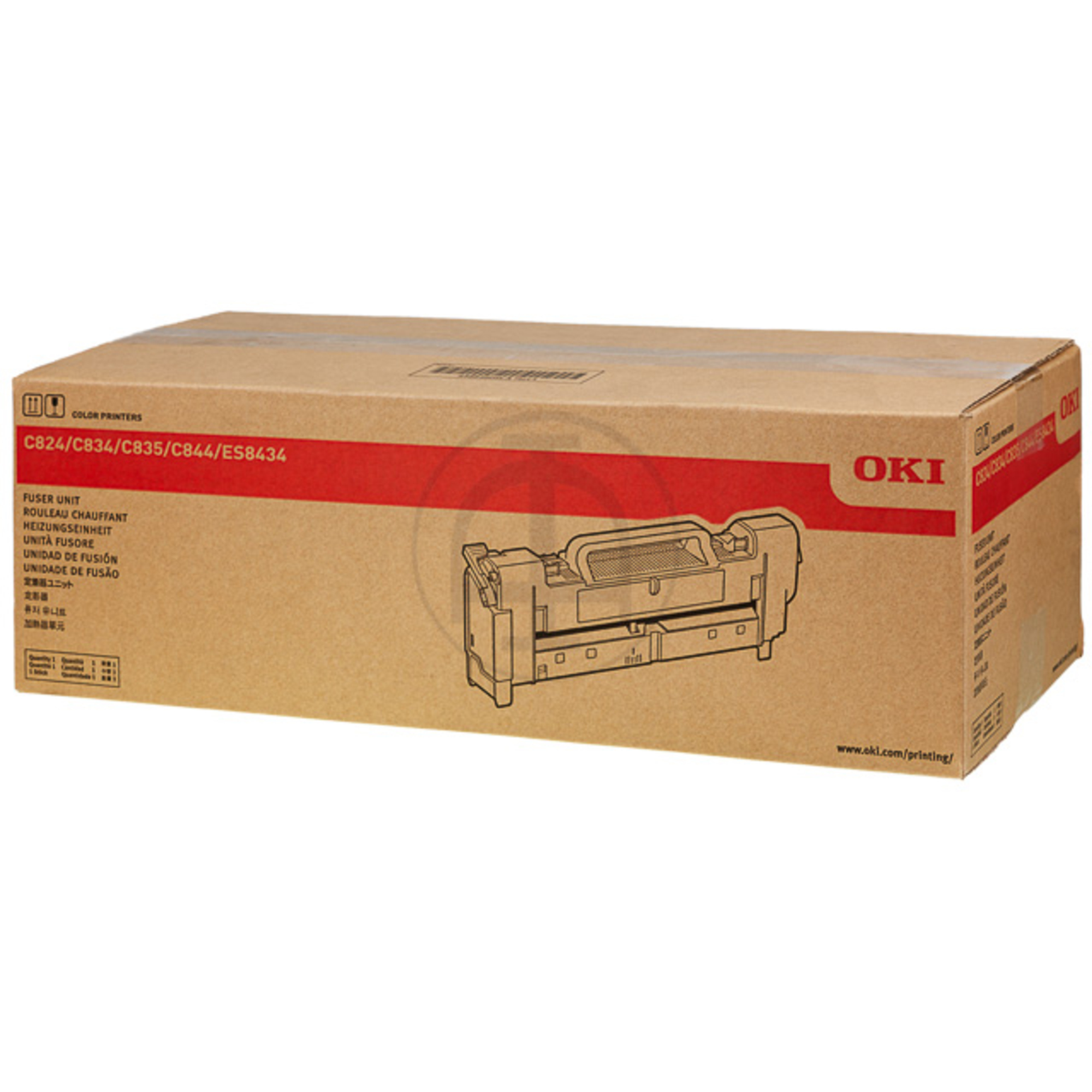 OKI Fixiereinheit 47219604 C 824 Serie, -834 Serie, -844dnw, -844nw, ES 8434dn ca. 100.000 Seiten