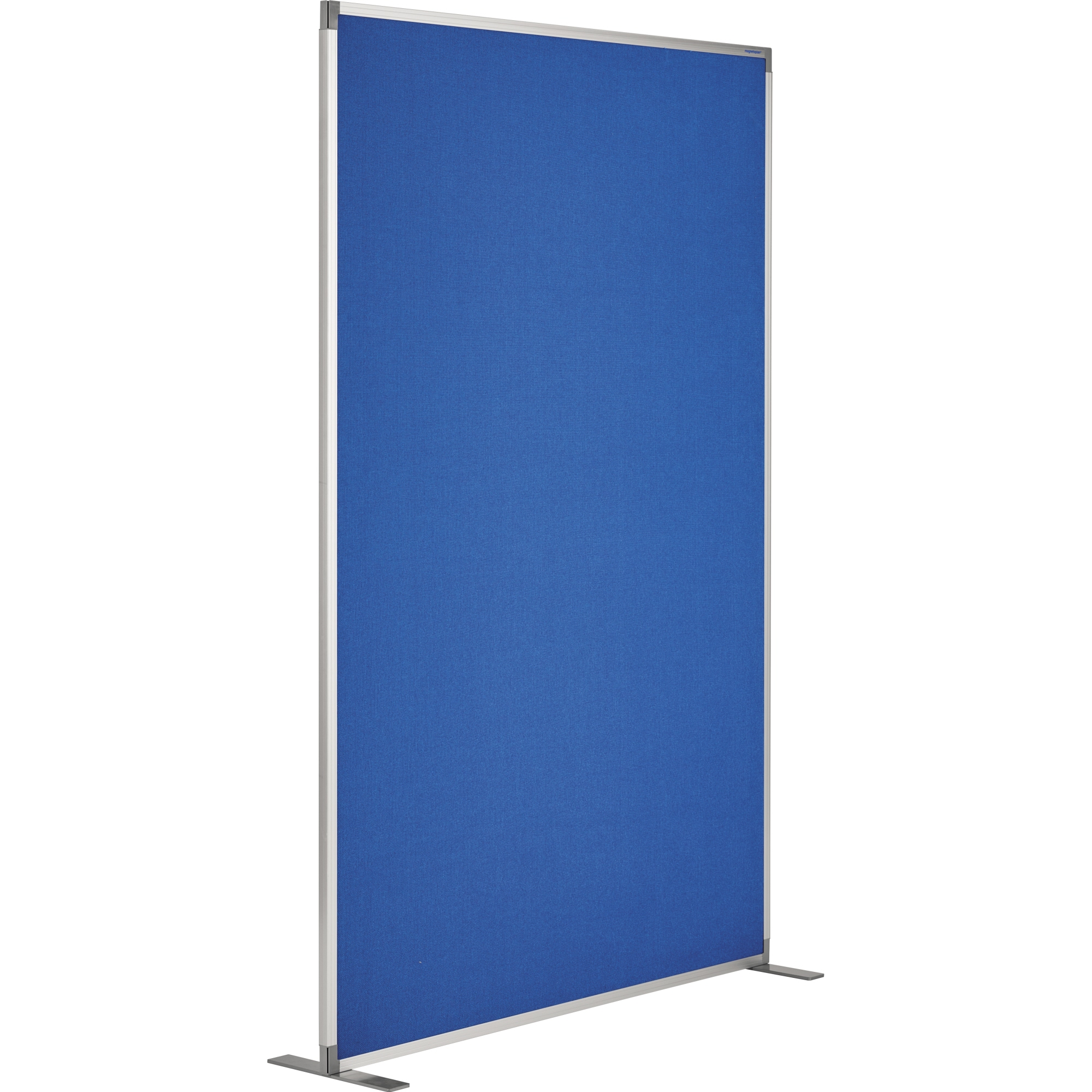magnetoplan® Trennwand 125 x 180 x 35 cm (B x H x T) Textil taubenblau