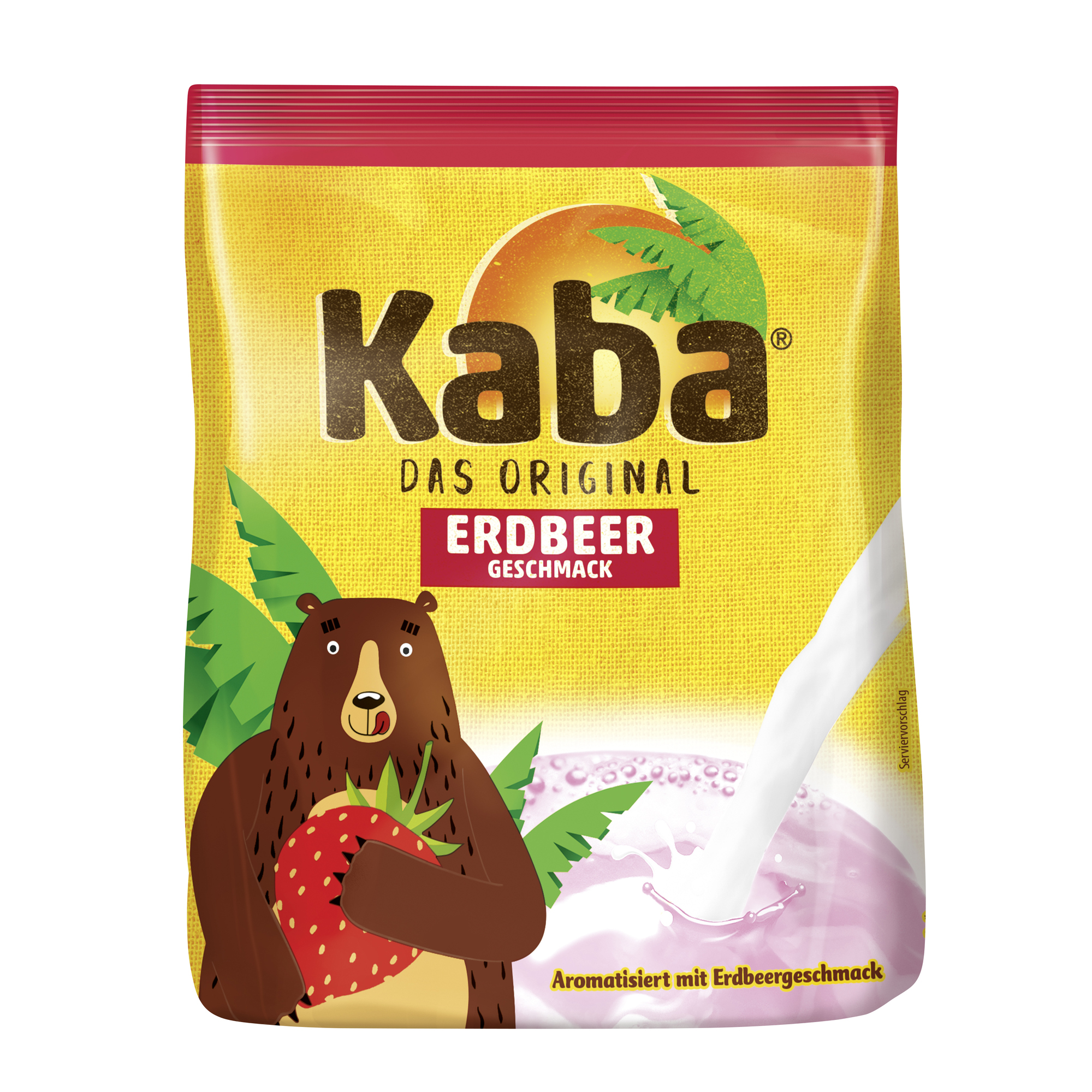 Kaba Getränkepulver Das Original Erdbeer 400 g/Pack.