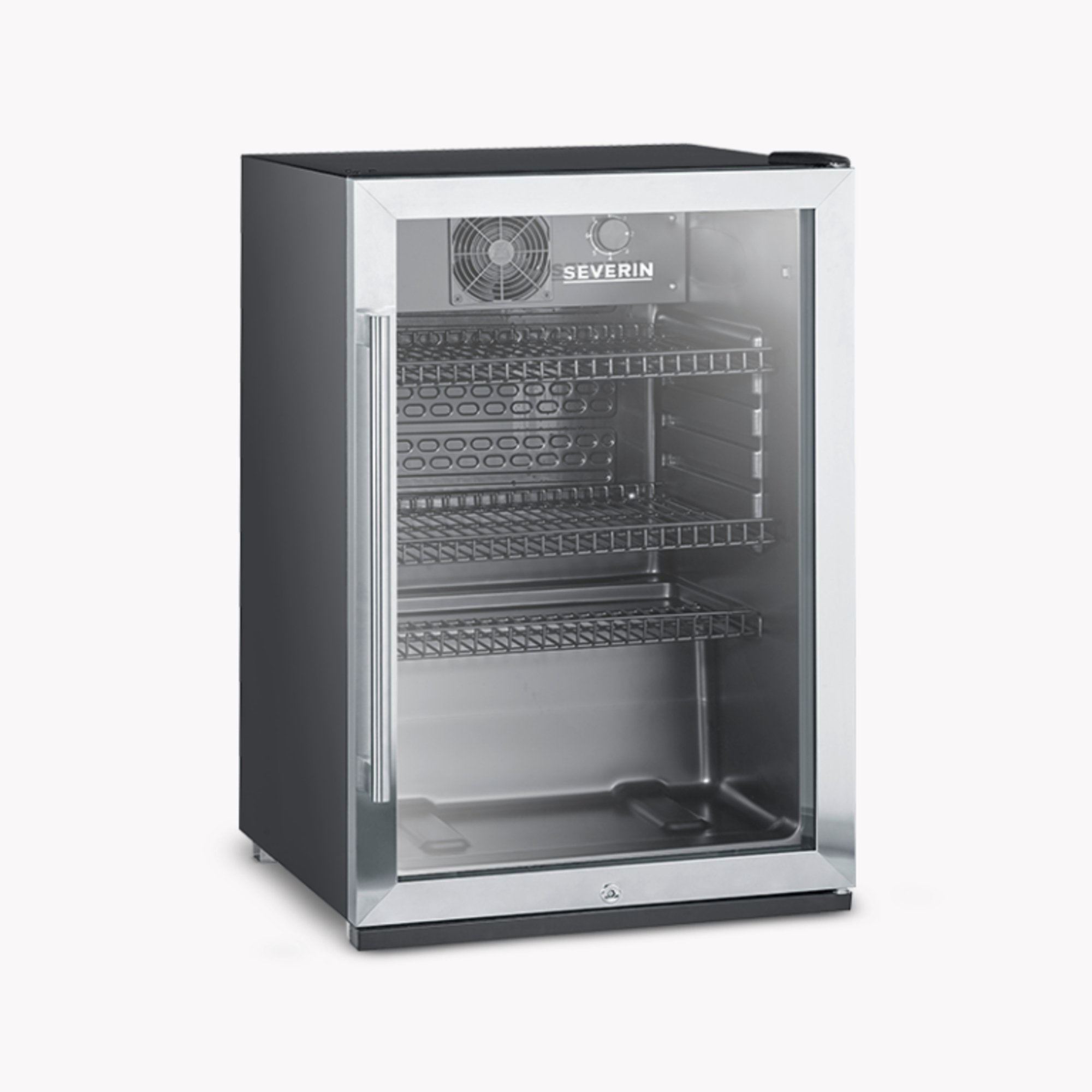 SEVERIN Kühlschrank FKS 8840 54,5 x 84 x 54 cm (B x H x T) C 358 kWh/Jahr 118l schwarz/silber