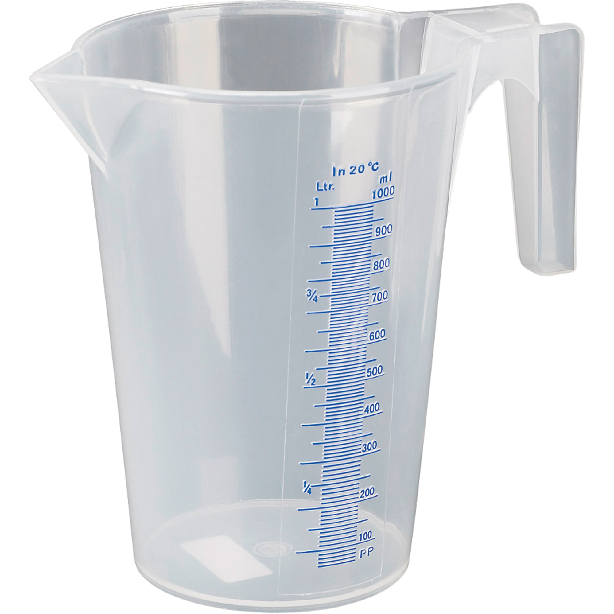 PRESSOL Messbecher 2l Polypropylen transparent