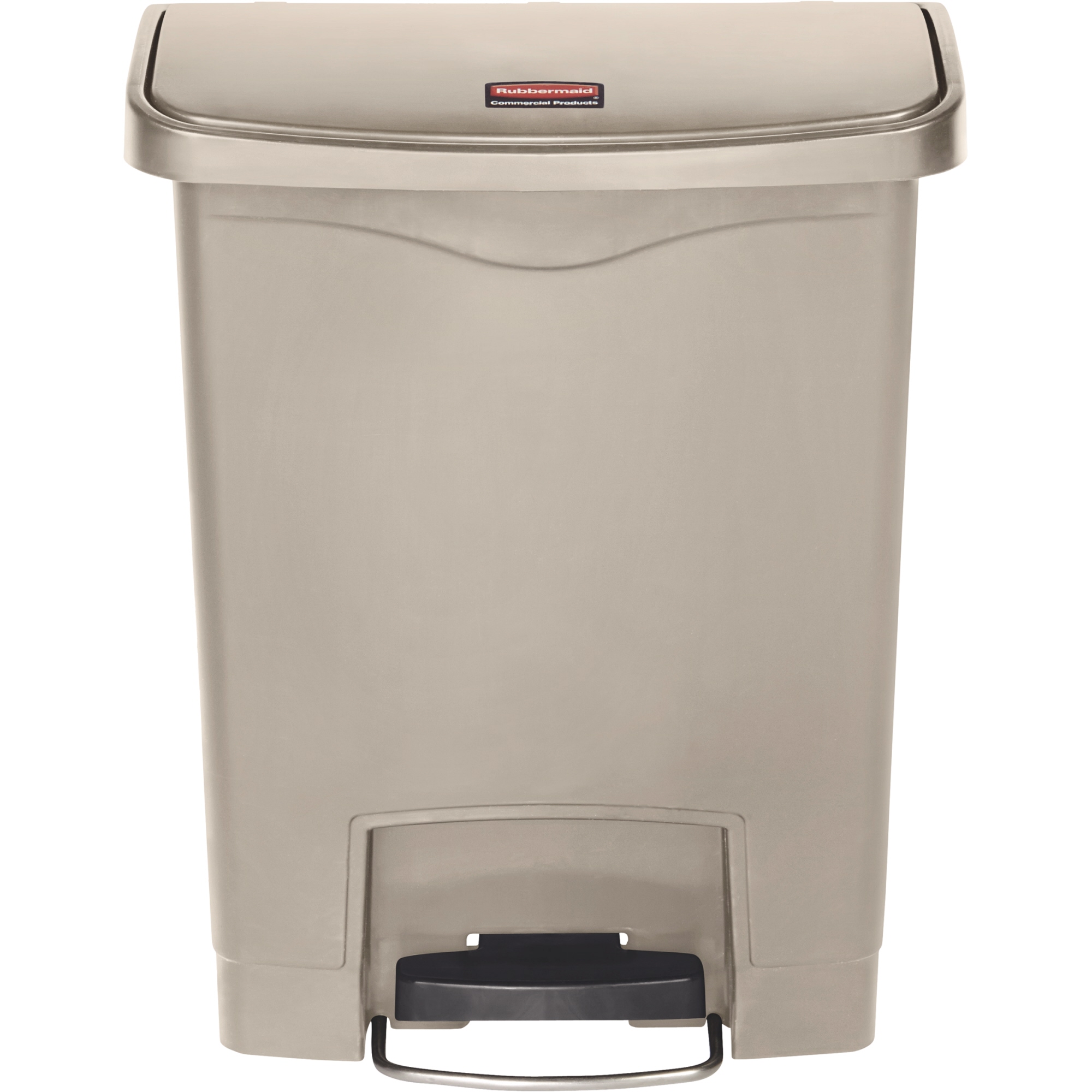 Rubbermaid Tretabfalleimer SLIM JIM® STEP-ON 37 x 85,42 x 60,83 cm (B x H x T) 90l Kunststoff beige