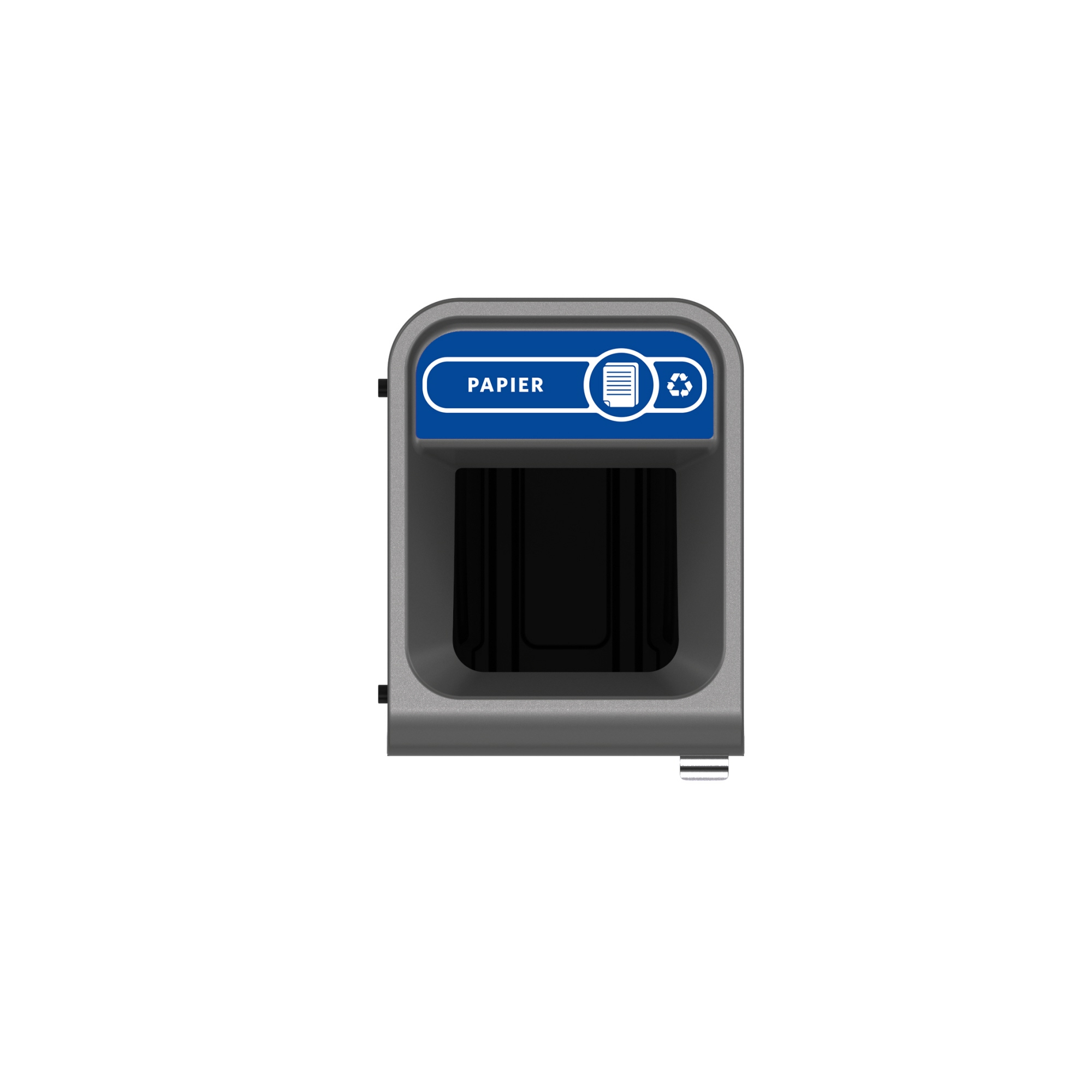 Rubbermaid Abfallsammelsystem 49,5 x 97,5 x 36,7 cm (B x H x T) 57l 1 Sortierfach Stahl, verzinkt