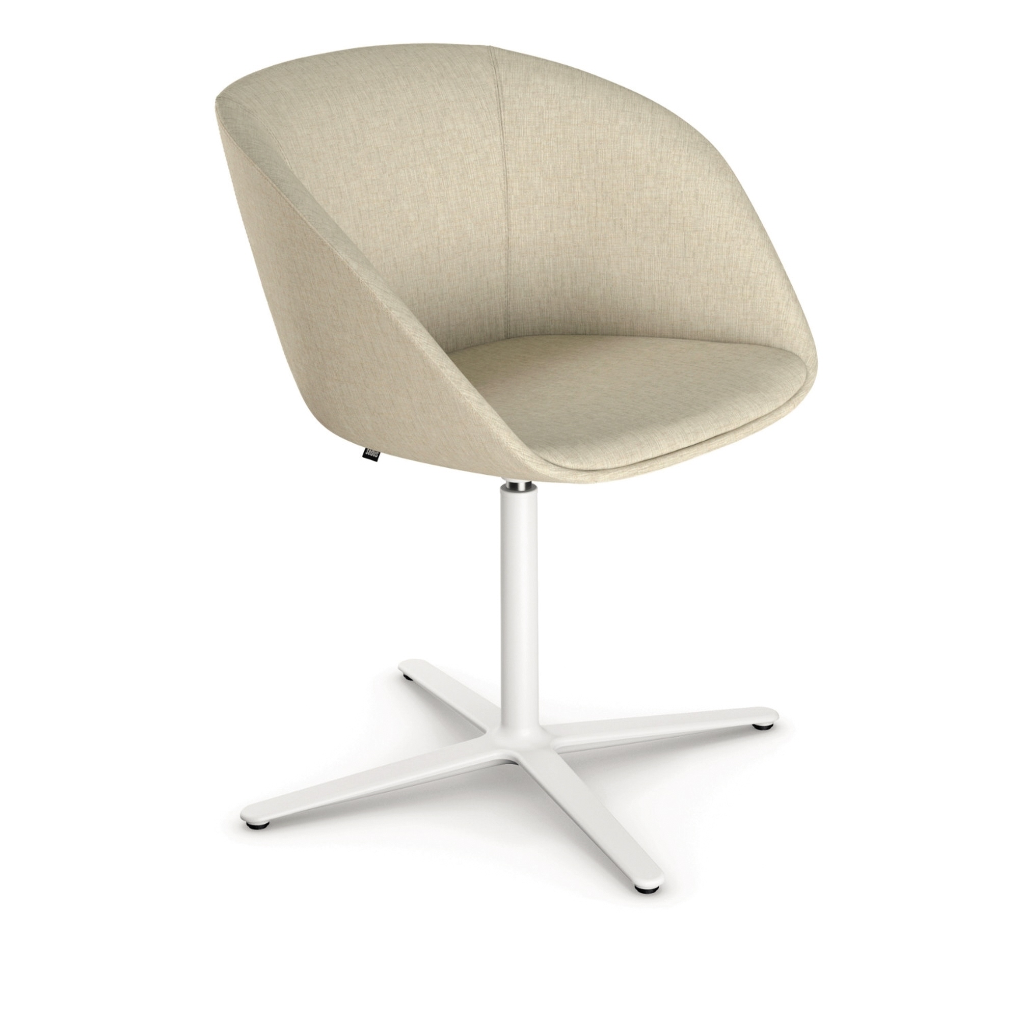 Sedus Bürodrehstuhl on spot cosy 42,5-51,5cm Aluminium creme