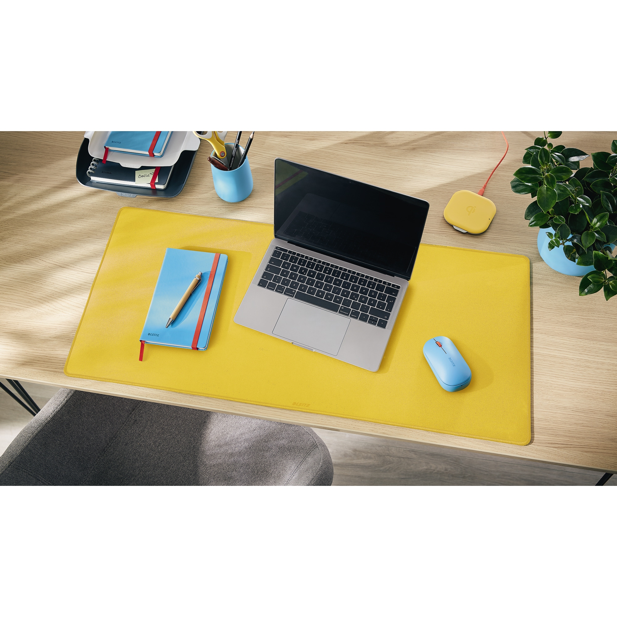 Leitz Schreibunterlage Cosy 80 x 40 cm (B x H) ohne Kalender gelb