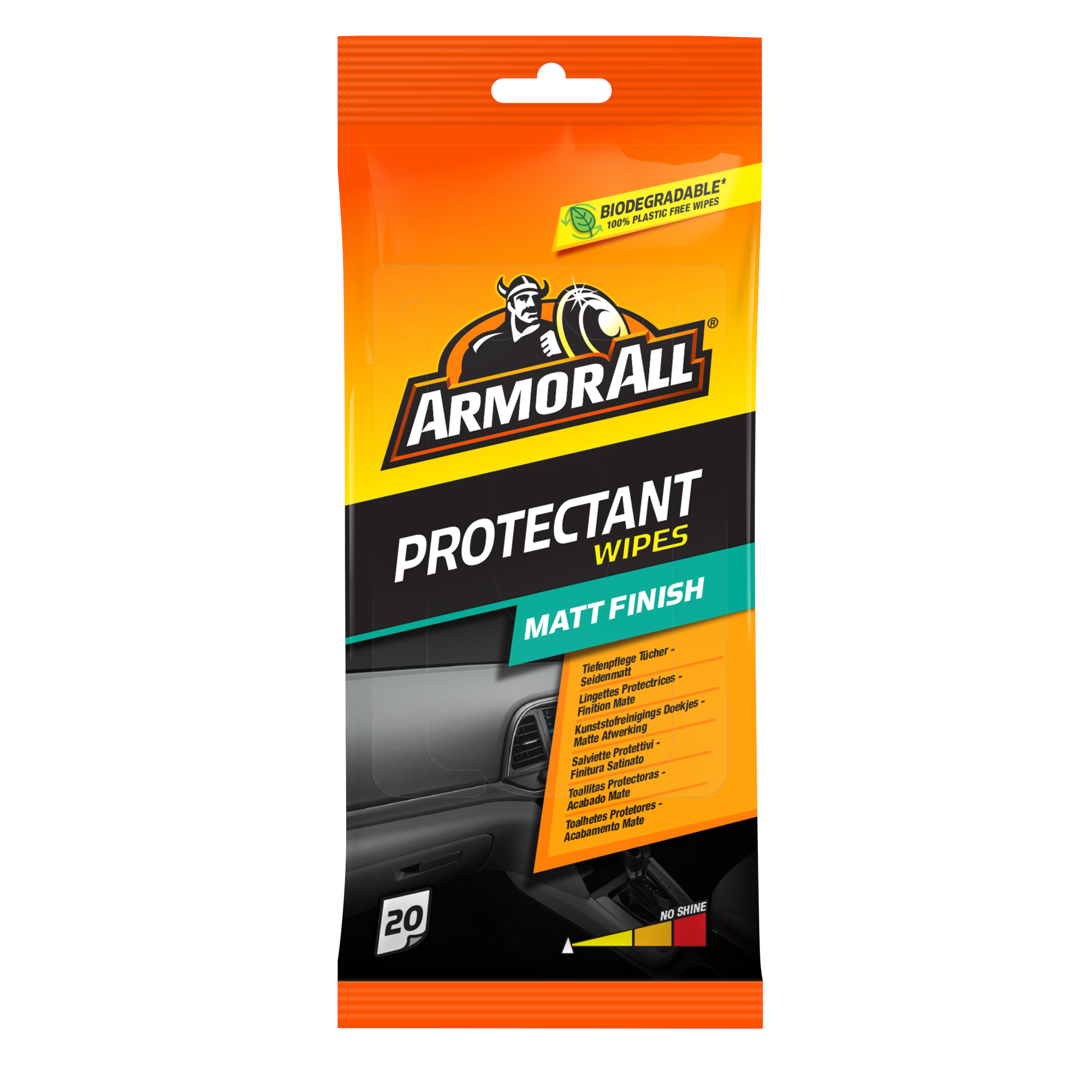 ARMOR ALL Tiefenpflege PVC, Gummi, Kunststoff 20 St./Pack.