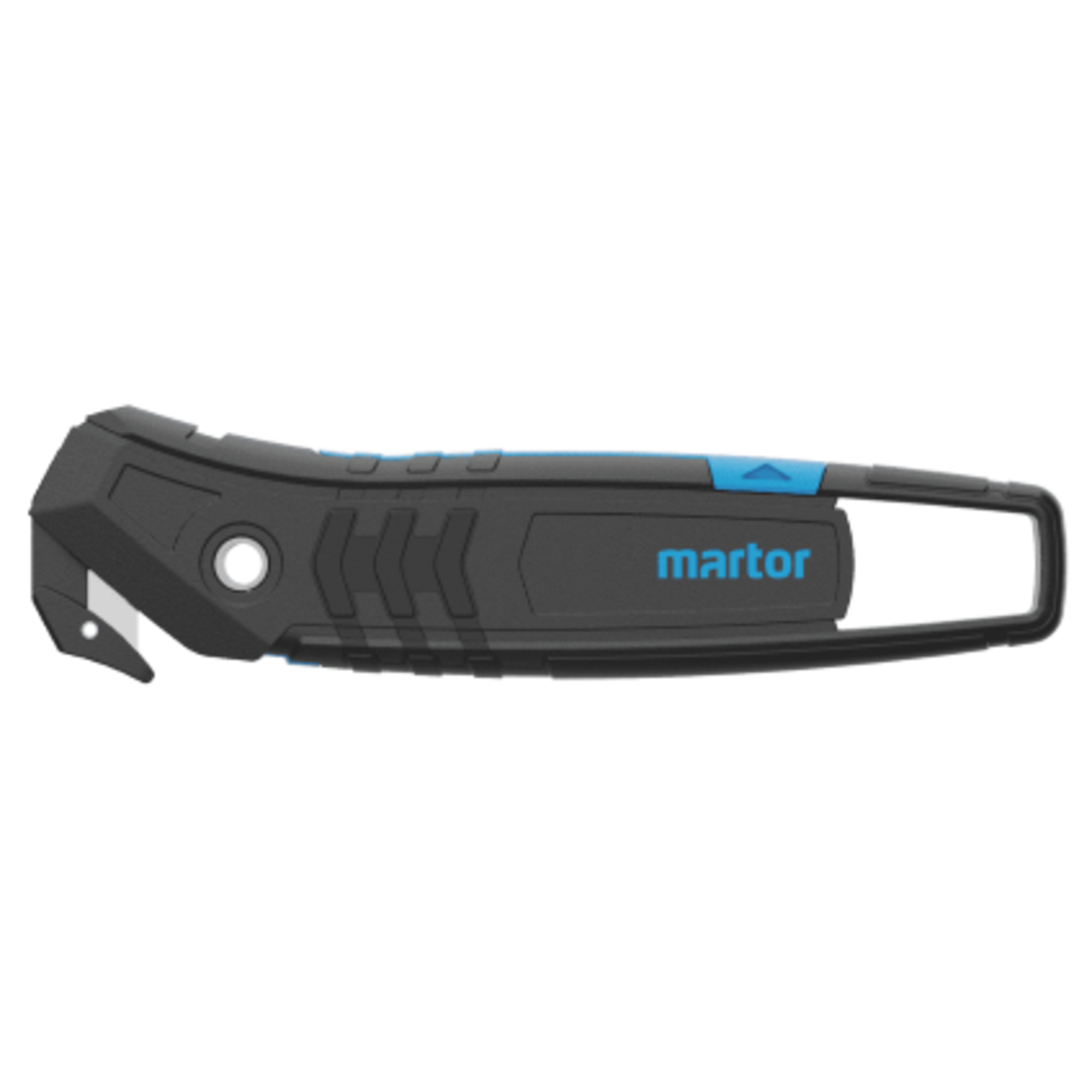 MARTOR Sicherheitsmesser SECUMAX 350 Mehrweg 6mm 1 Glied Stahl nicht rostfrei schwarz/cyan