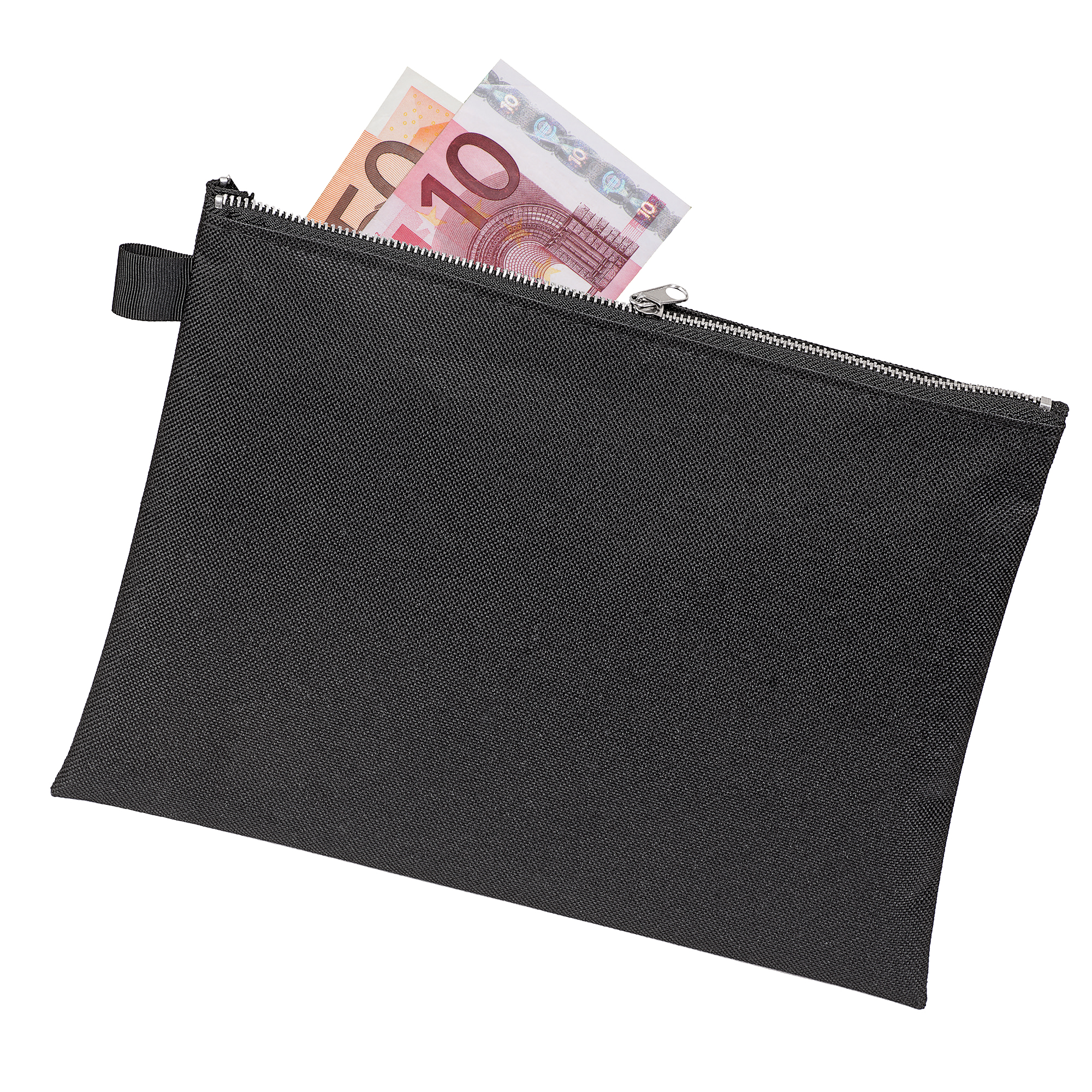 Veloflex Reißverschlusstasche DIN A5 100 % Polyester schwarz