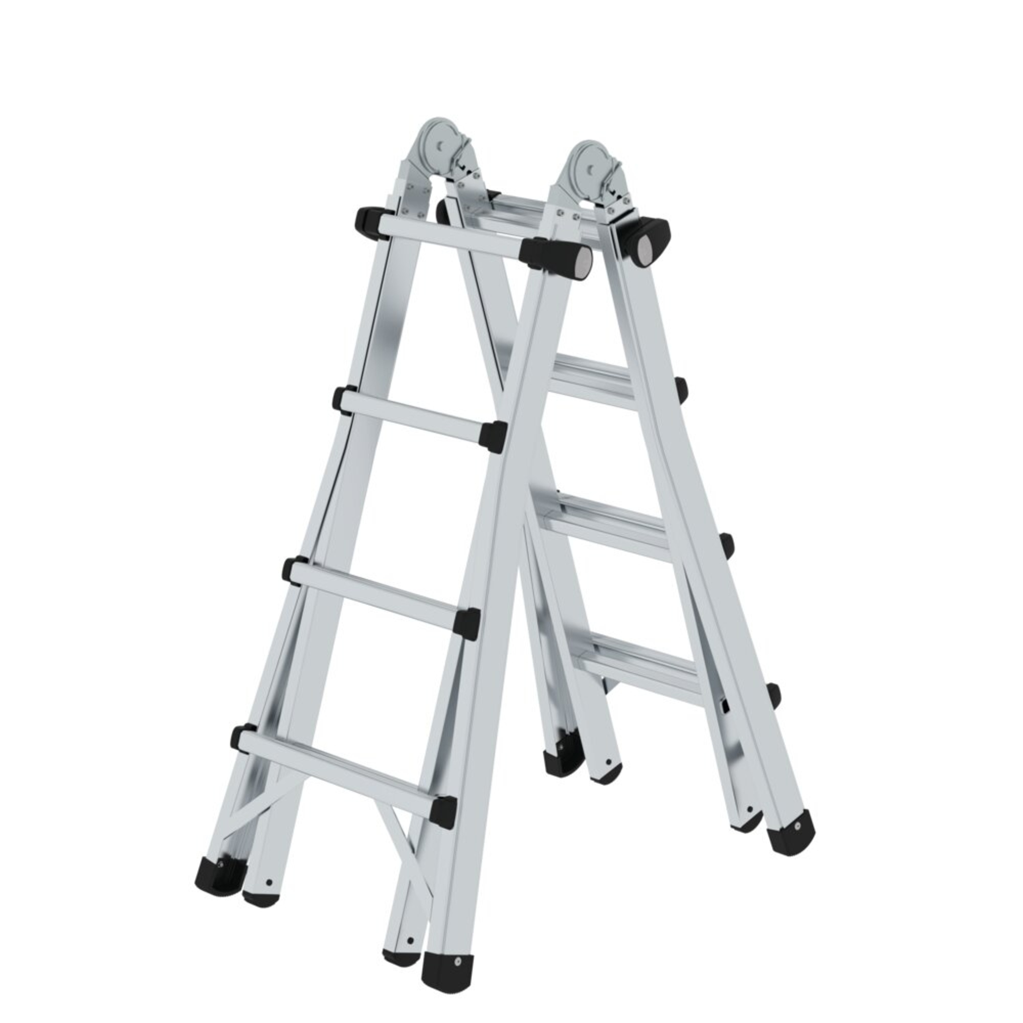 MUNK Teleskopleiter 57 x 130,5 x 19,6 cm (B x H x T) 150kg Aluminium