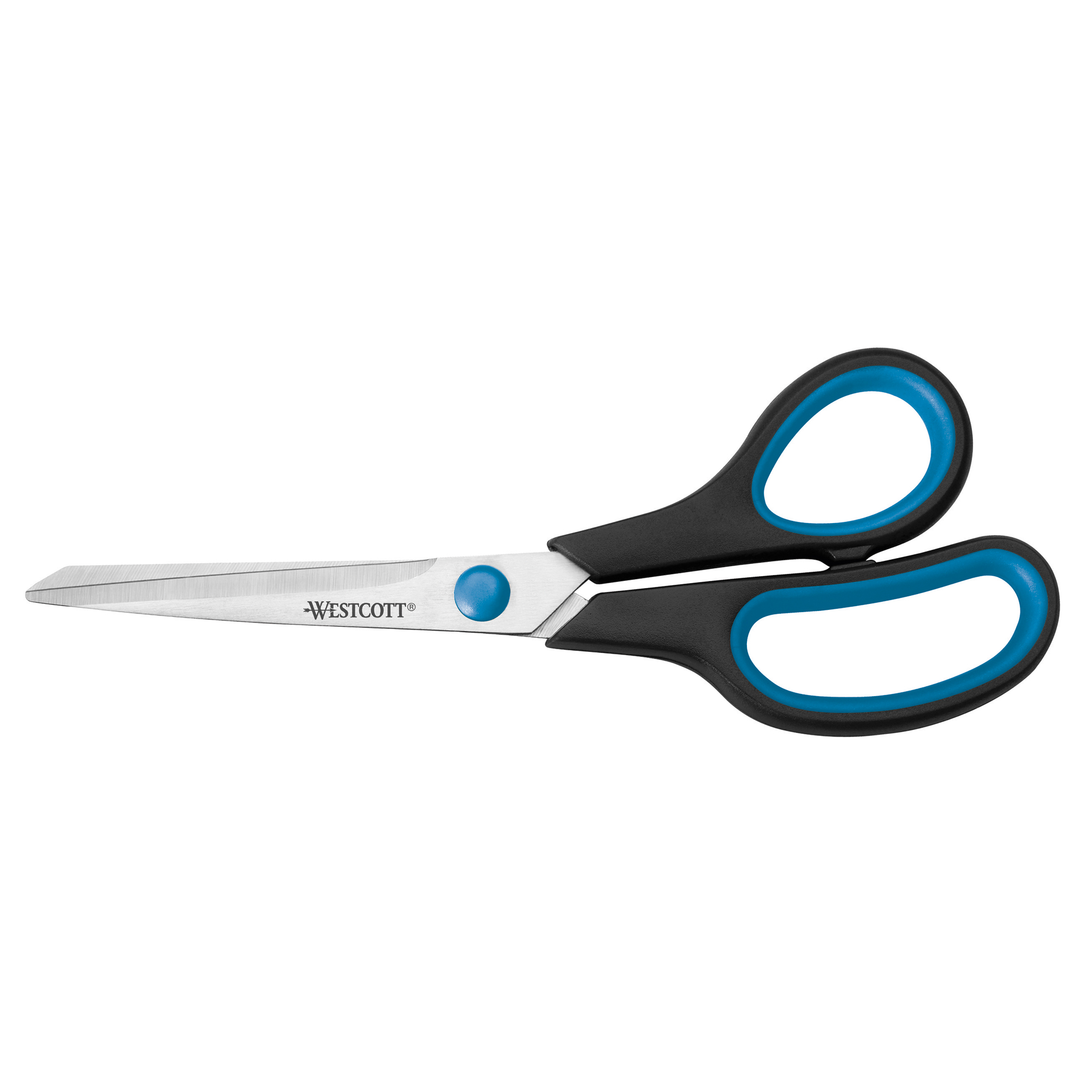 Westcott Universalschere Easy Grip 201mm Rechtshänder Stahl schwarz/blau
