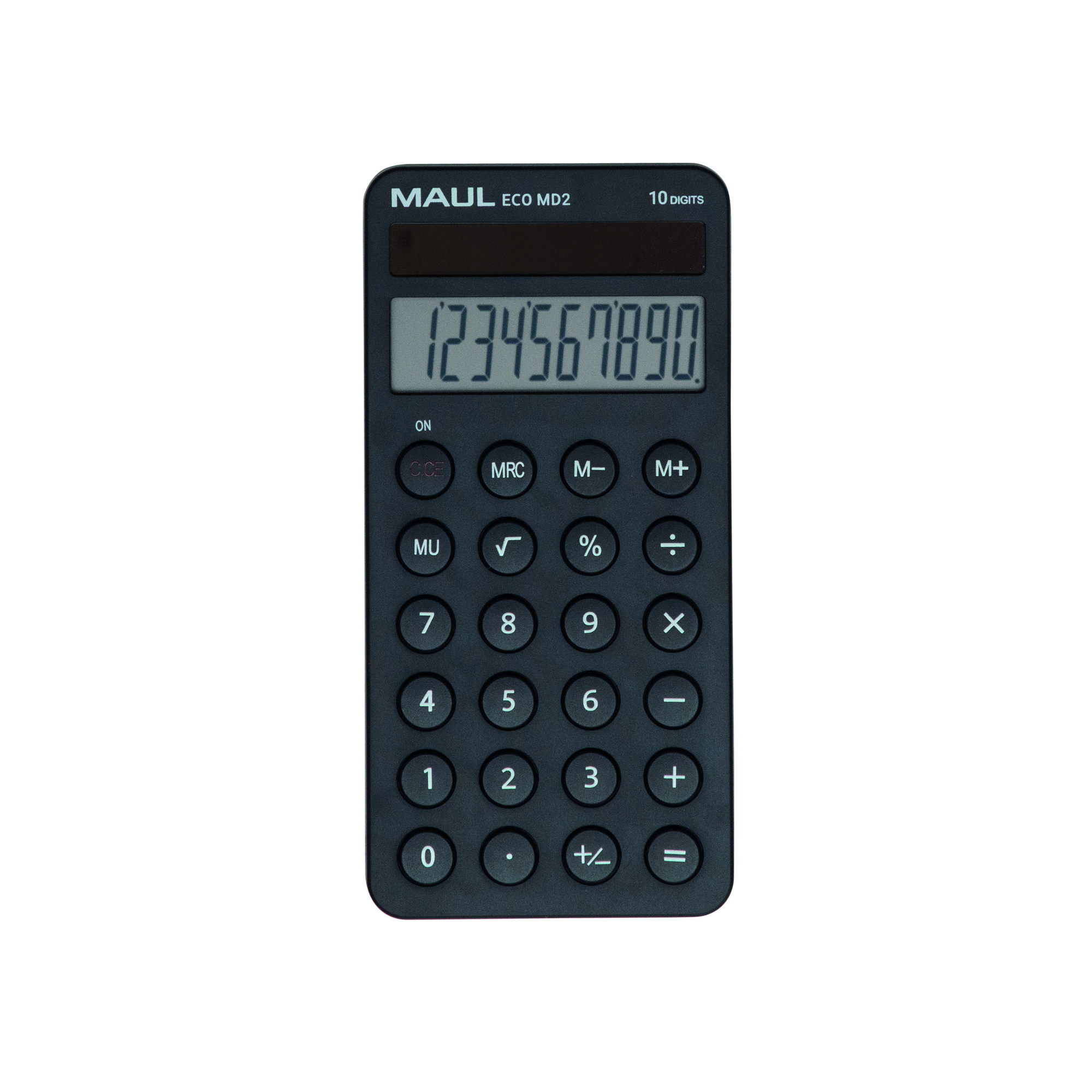 MAUL Taschenrechner ECO MD2 1 x 10-stellig schwarz Solar-Energie