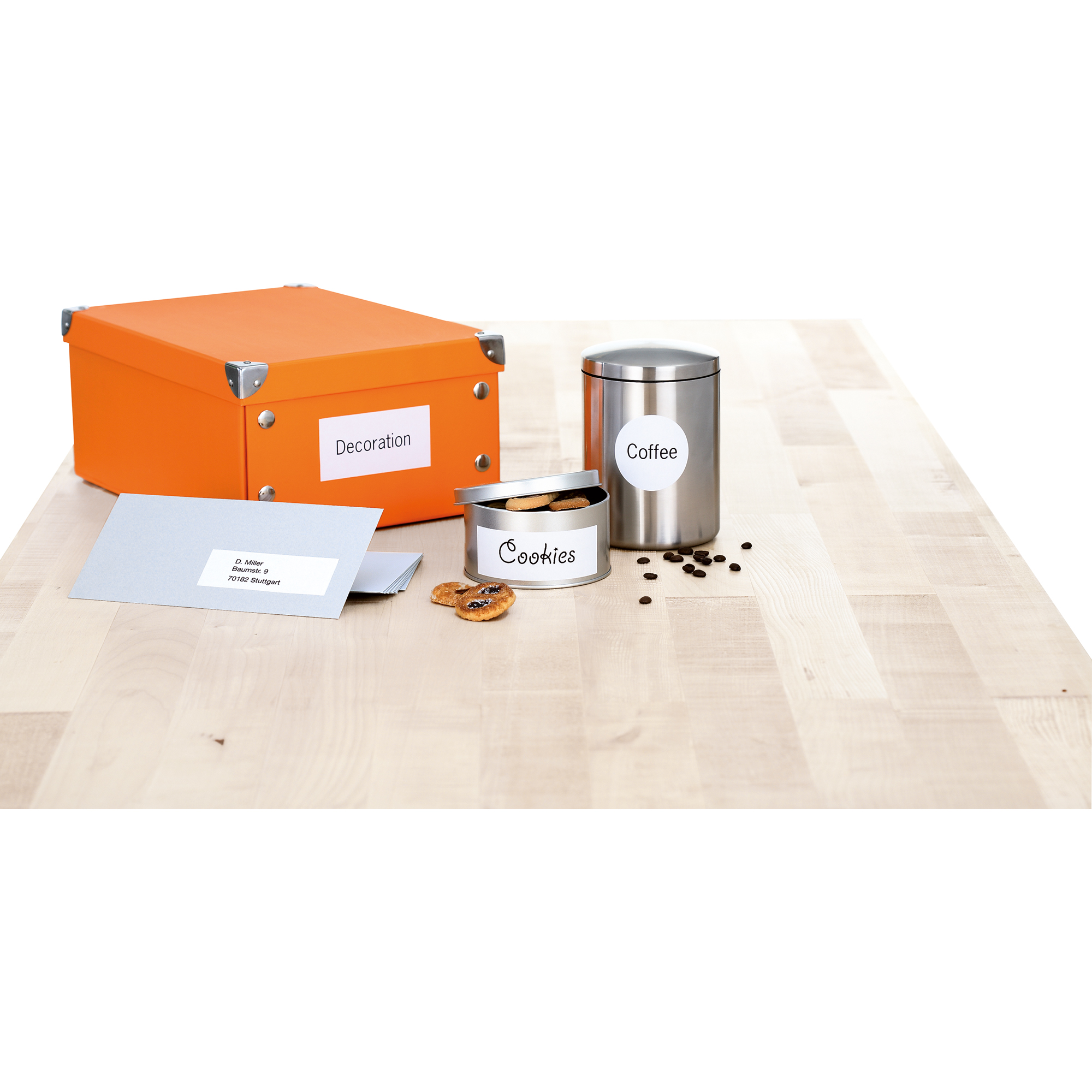 HERMA Universaletikett PREMIUM 105 x 74 mm (B x H) nicht wieder ablösbar Papier weiß 800 Etik./Pack.
