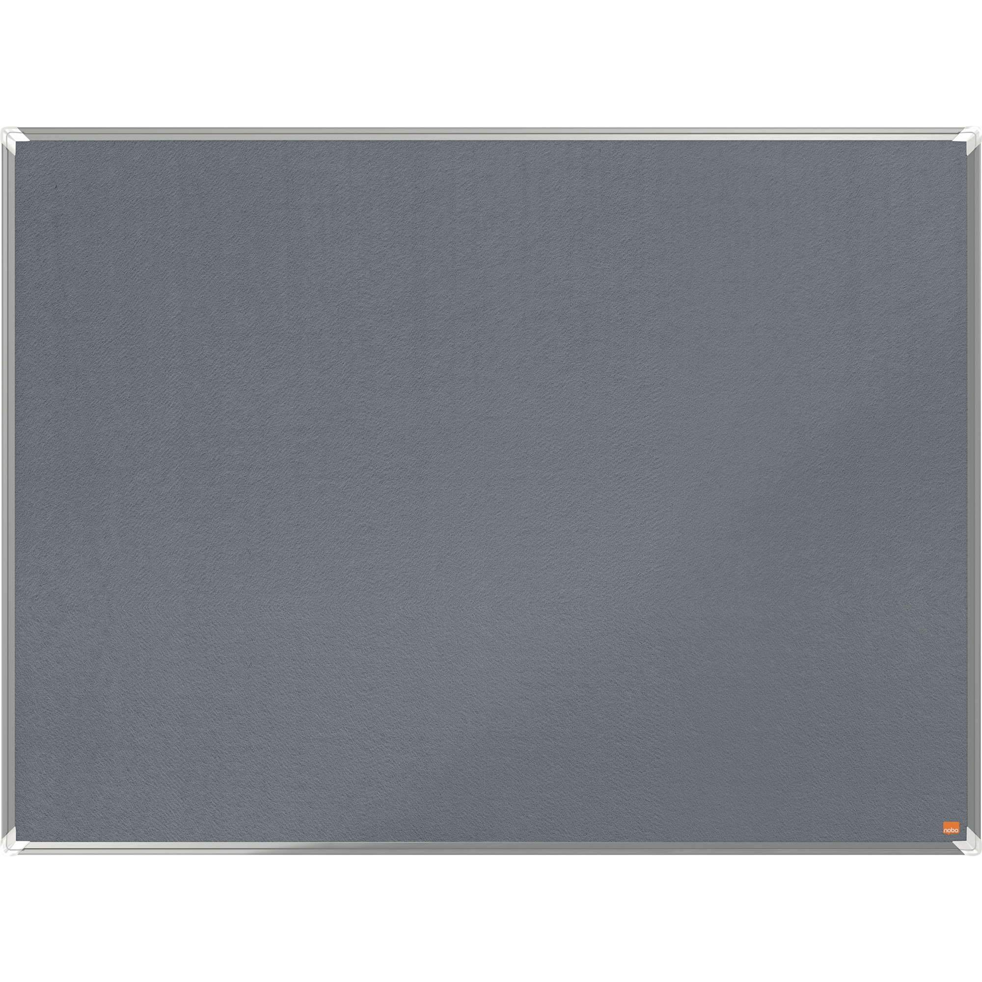 Nobo® Pinnwand Premium Plus 120 x 90 cm (B x H) Maße der Oberfläche: 117,3 x 86,5 cm (B x H) Filz Material des Rahmens: Aluminium grau