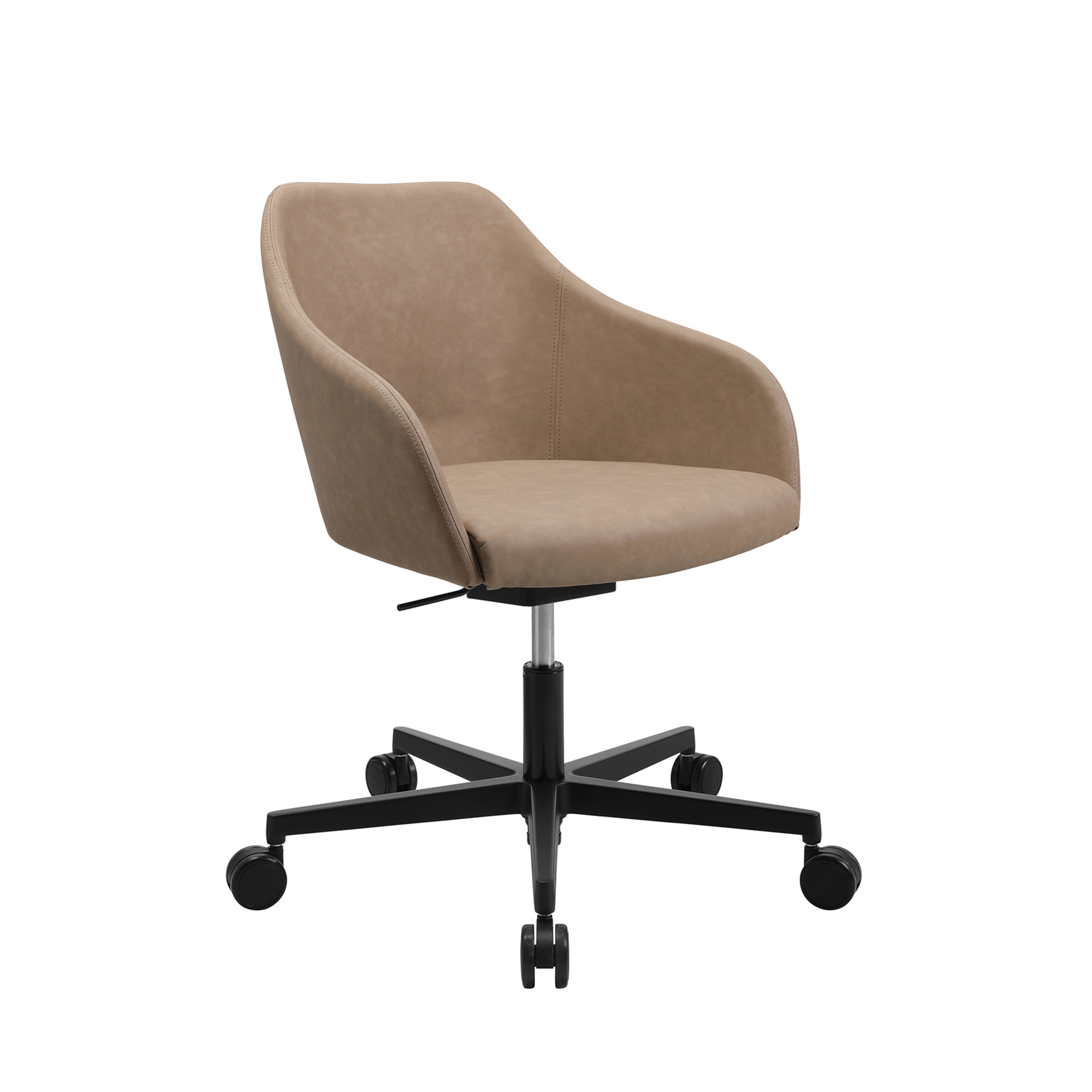 TOPSTAR Bürodrehstuhl Sitness Life 200 41-54cm Rolle hart gebremst (für Teppichboden) Aluminium hellgrau