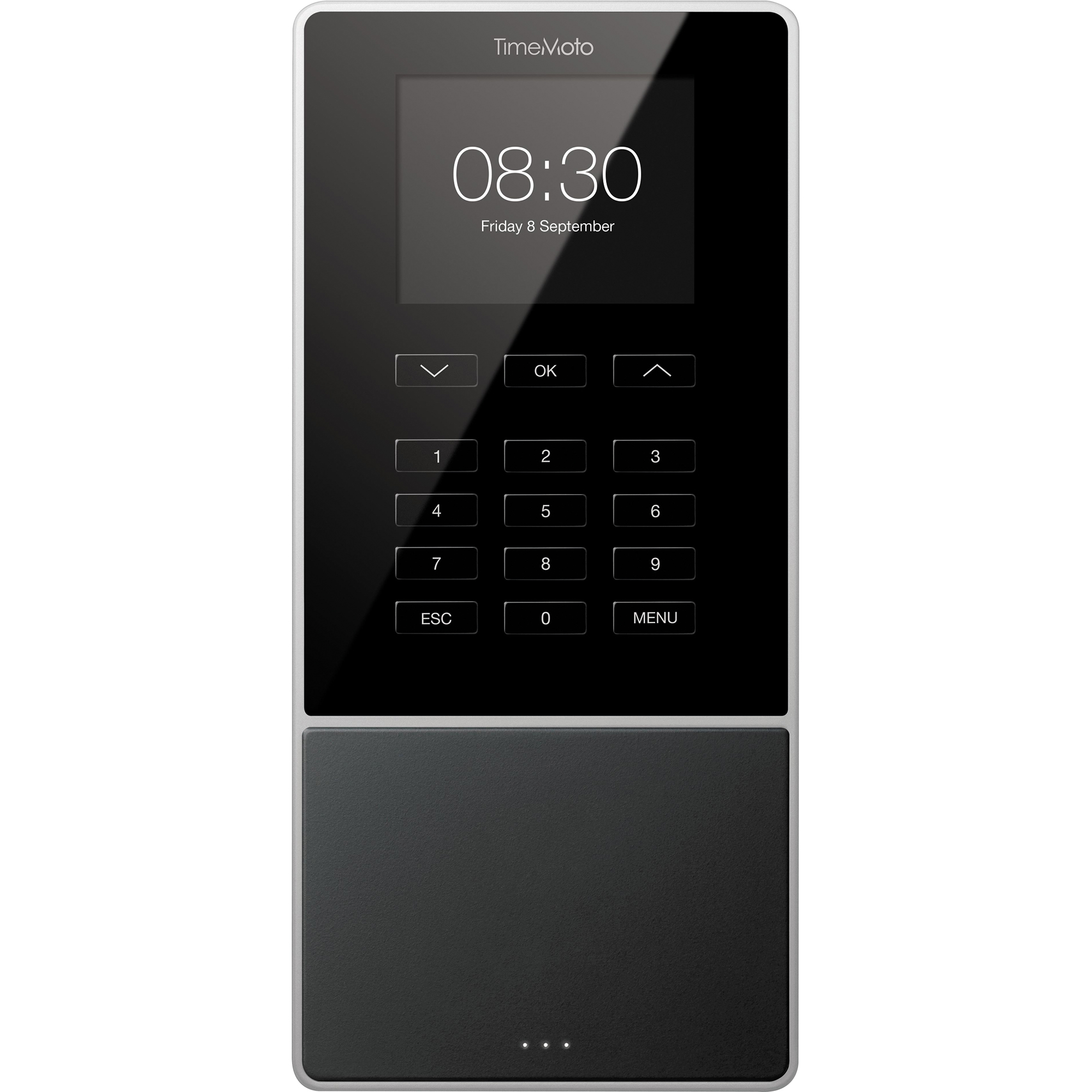 TIMEMOTO Zeiterfassungssystem TM-616 9,95 x 21,5 x 4,43 cm (B x H x T) RFID-Sensor Windows® universell LAN, WiFi, USB-Host