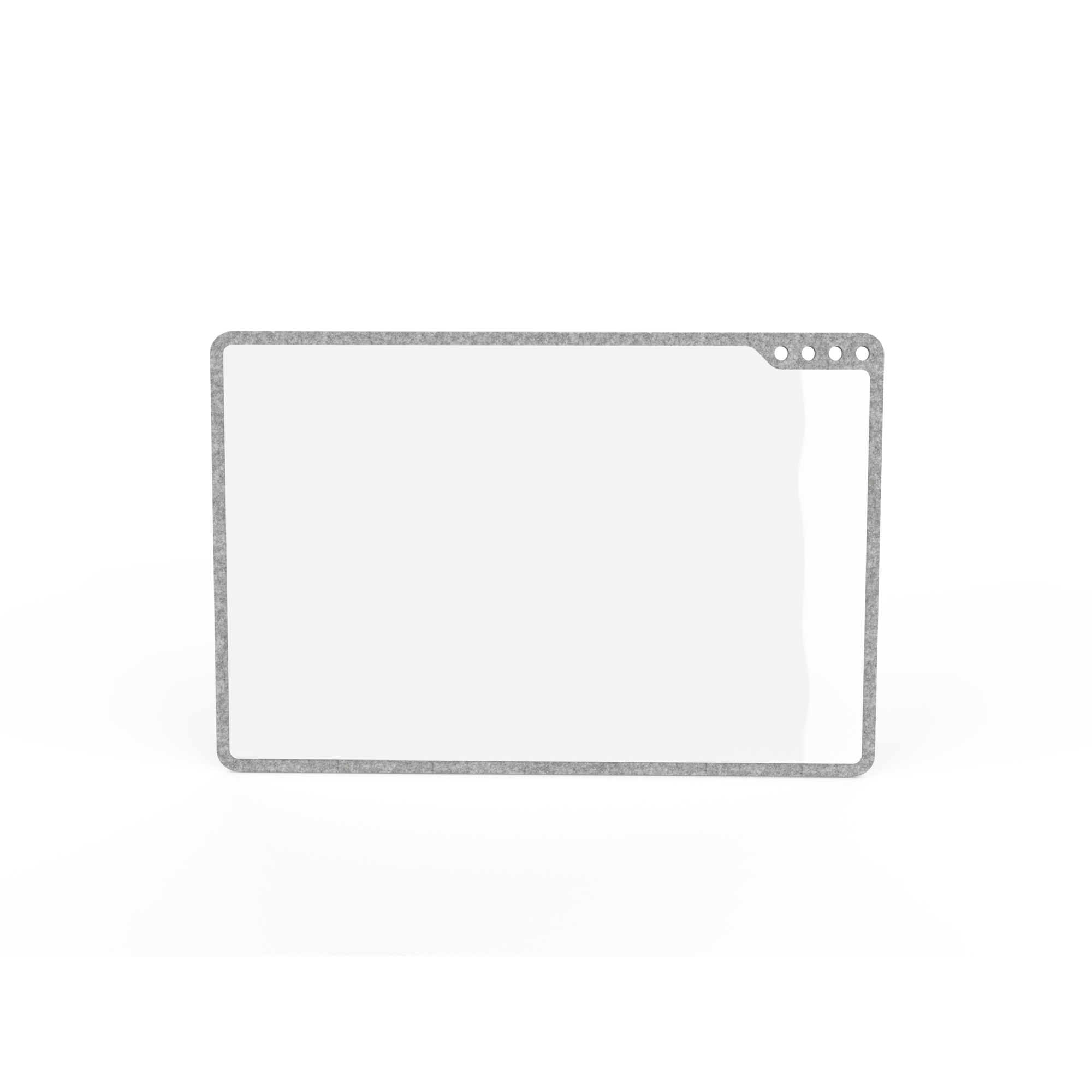 Playroom Whiteboard PLAYBOARD S Maße der Oberfläche: 72 x 47 cm (B x H) Tafel magnethaftend nicht beidseitig beschreibbar Stahl emailliert weiß