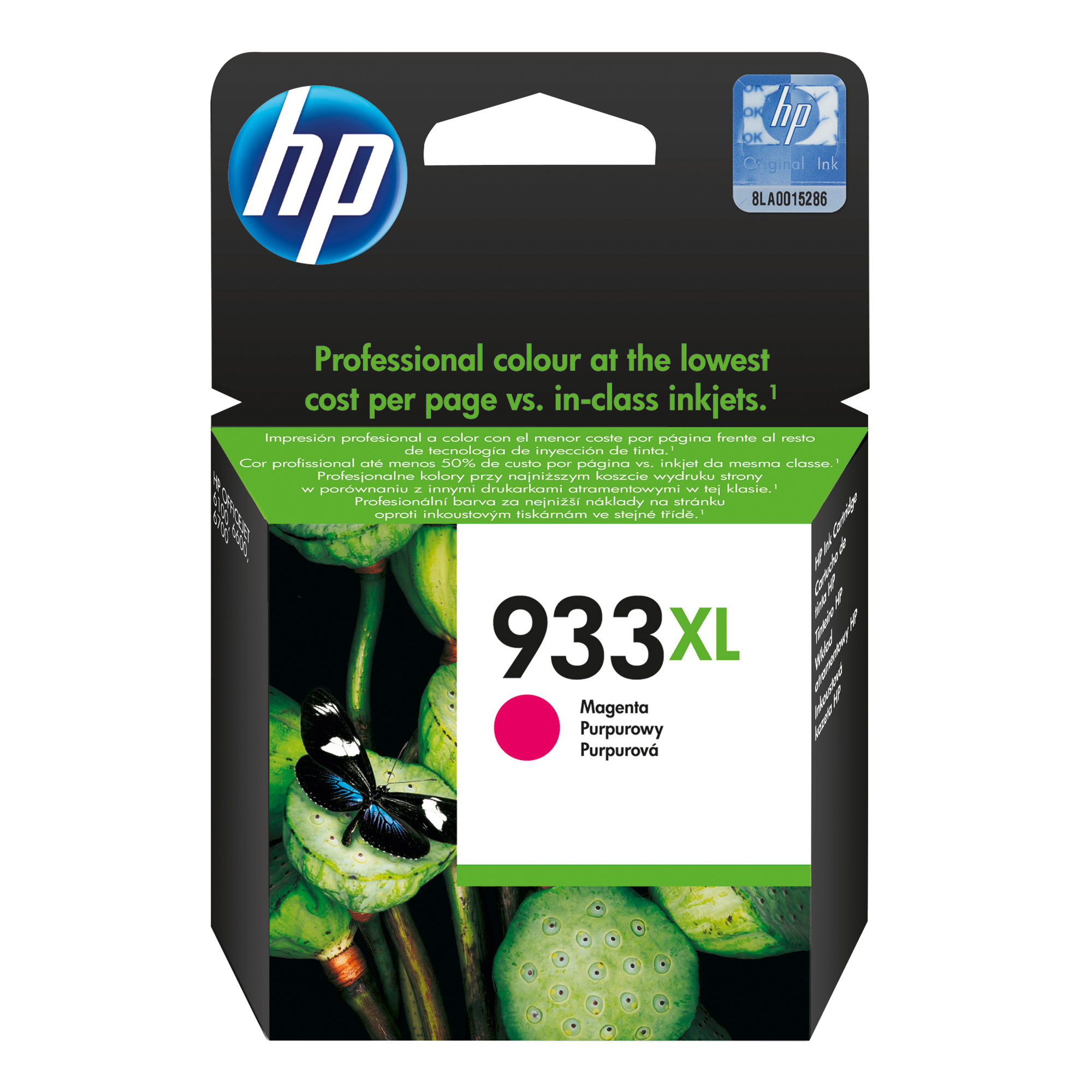 HP Tintenpatrone Originalzubehör 933XL ca. 825 Seiten magenta 8,5ml