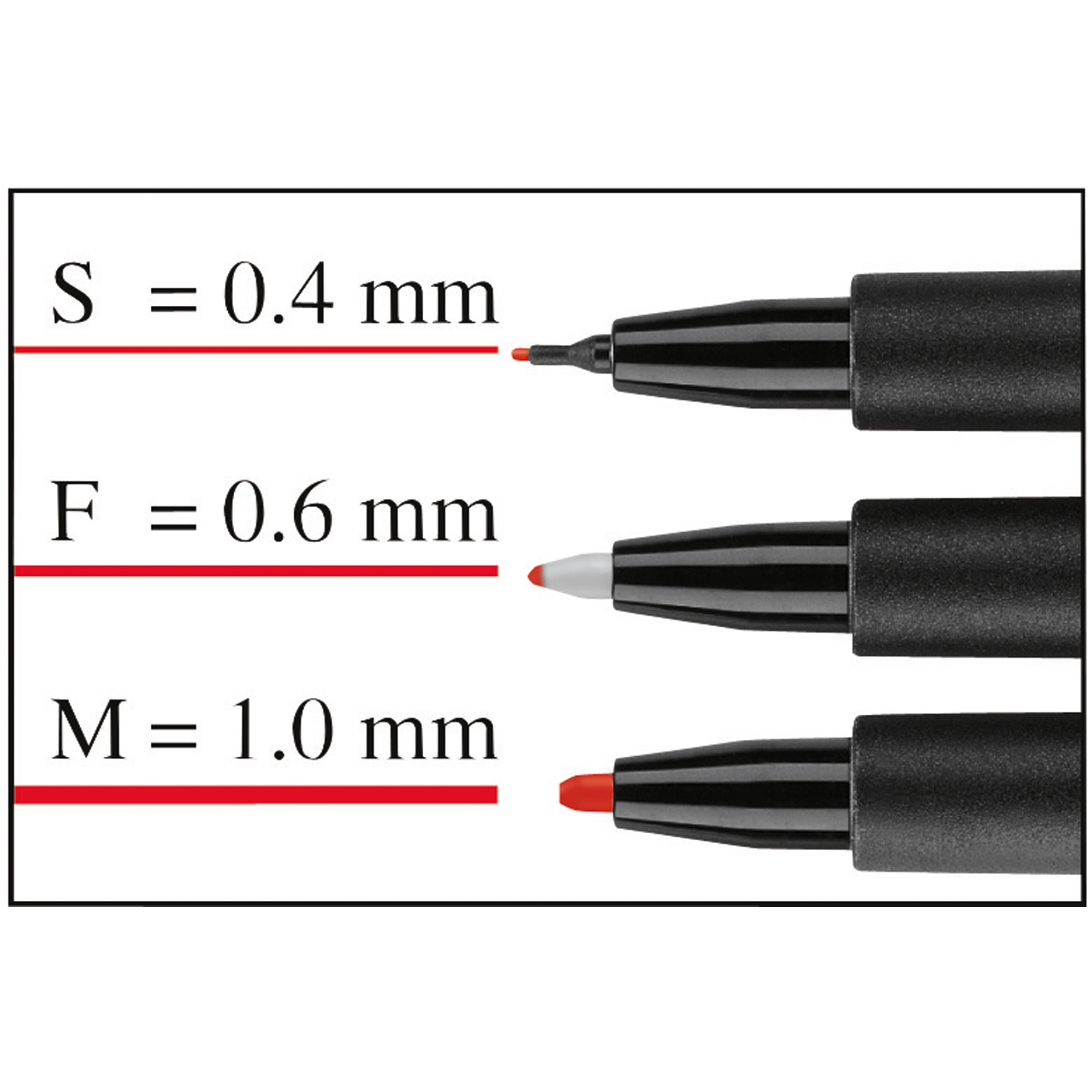 Faber-Castell Folienstift MULTIMARK 1525 1mm rot